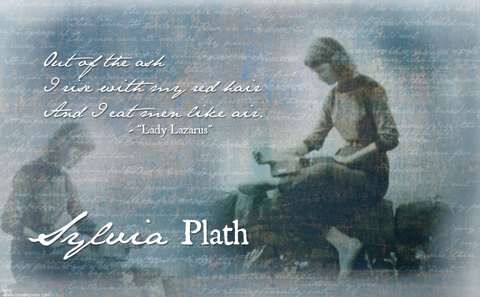 1680x1040 Decorate Your Desktop with Sylvia Plath's “Lady Lazarus”
