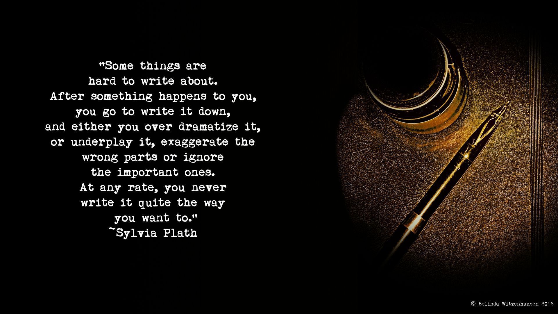 1920x1080 Quotes from Sylvia Plath