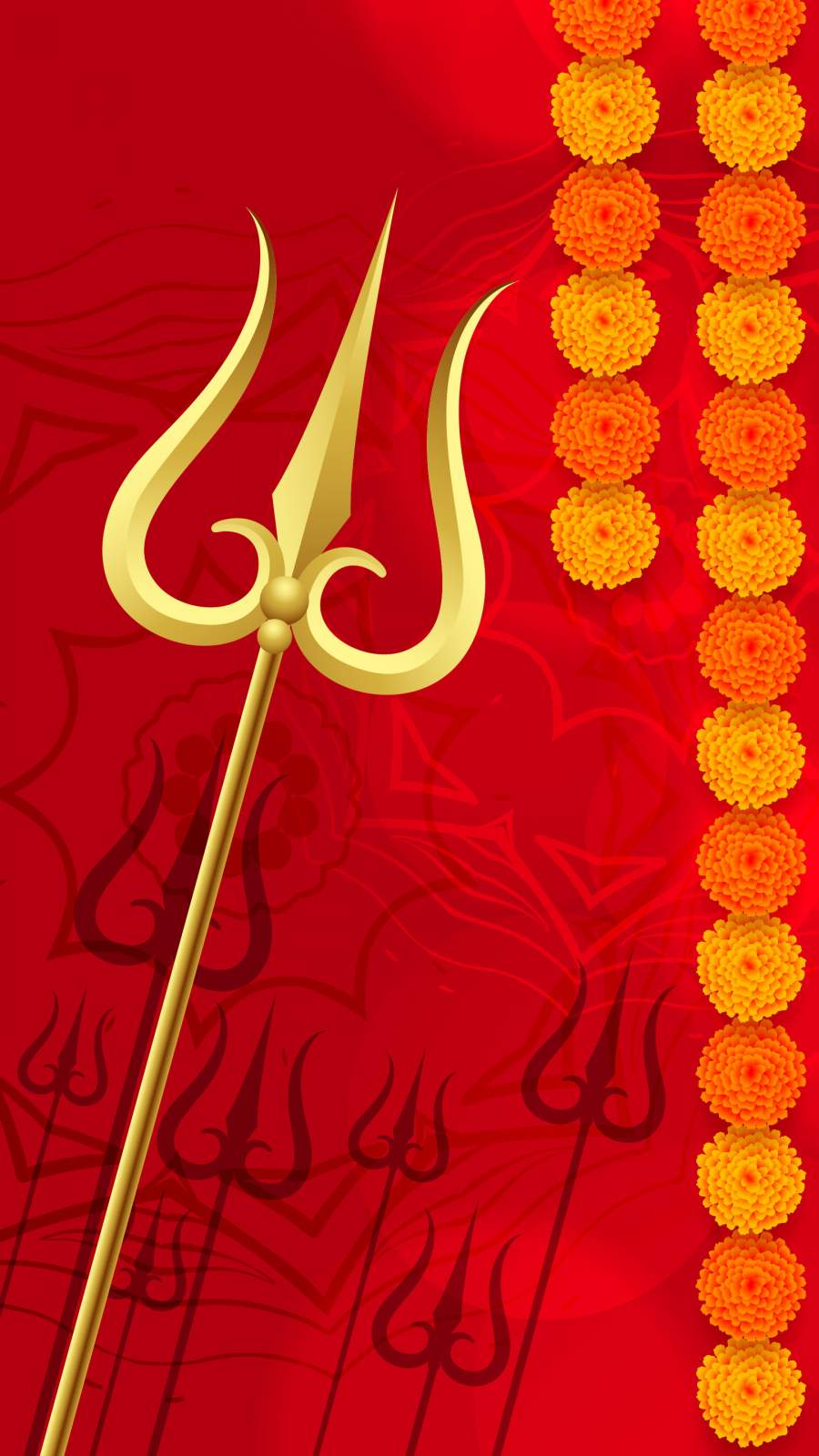900x1600 Shiv Trishul iPhone Wallpaper