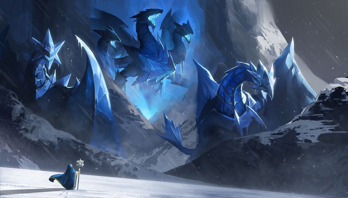 1200x684 Trishula Dragon Of The Ice Barrier, Brionac Dragon Of The Ice Barrier, Gungnir Dragon Of The Ice Barrier, And Prior Of The Ice Barrier (yu Gi Oh!) Drawn By Sihai_(wsskdywe)