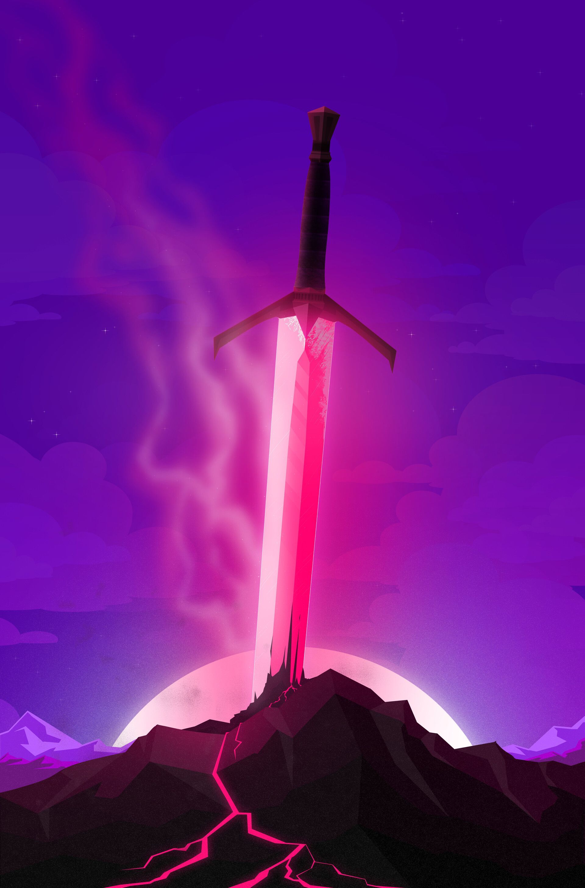 Neon Sword Wallpapers - Top Free Neon Sword Backgrounds - WallpaperAccess