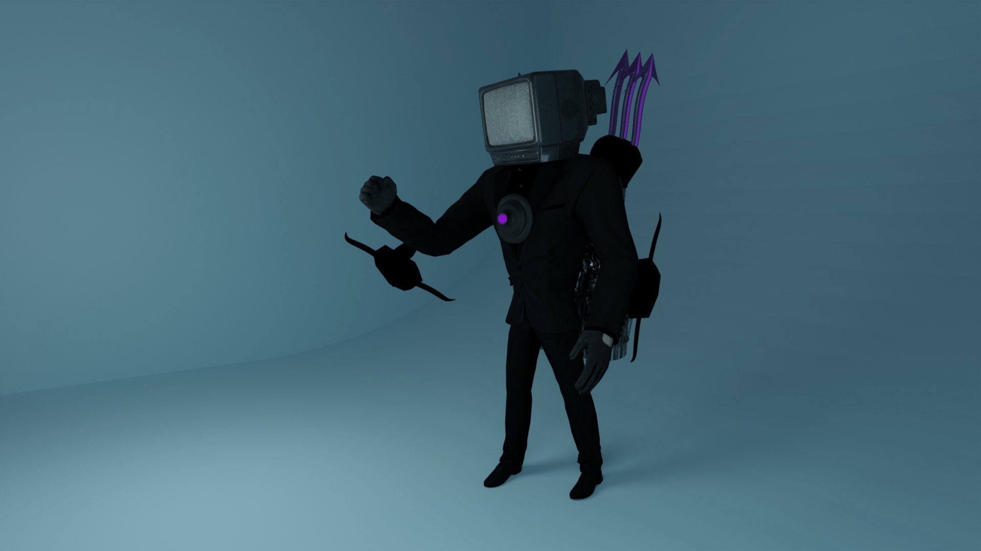 1920x1080 OBJ file Skibidi toilet (Tv Titan)・3D printer model to download・Cults