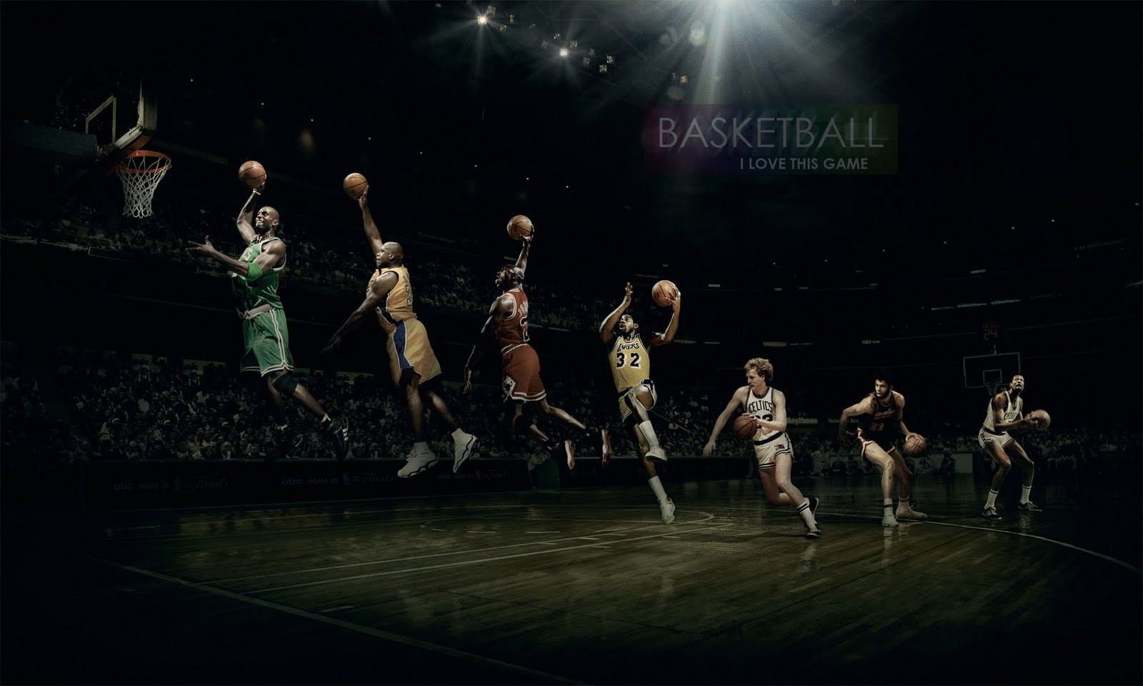 1600x960 Wallpaper / kevin, birds, johnson, basketball, 720P, bird, los, hd, art, angeles, animals, Evolution, larry, lakers, jordan, michael, garnett, magic, chicag free download