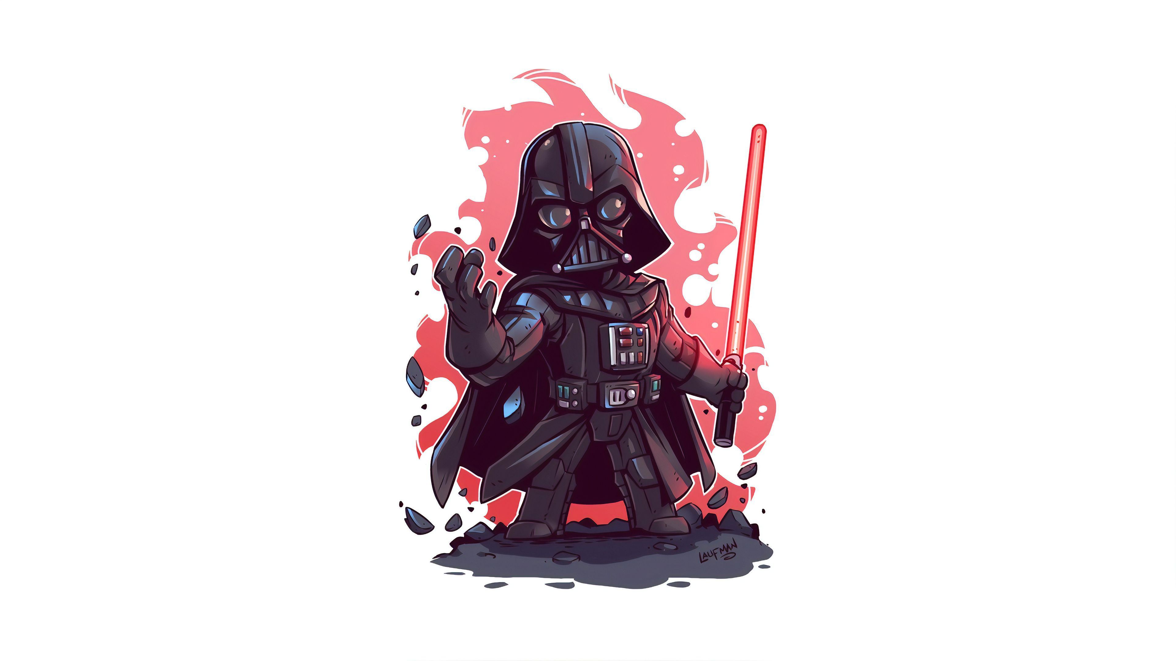 3840x2160 Darth Vader Minimal Art 4k, HD Superheroes, 4k Wallpaper, Image, Background, Photo and Picture