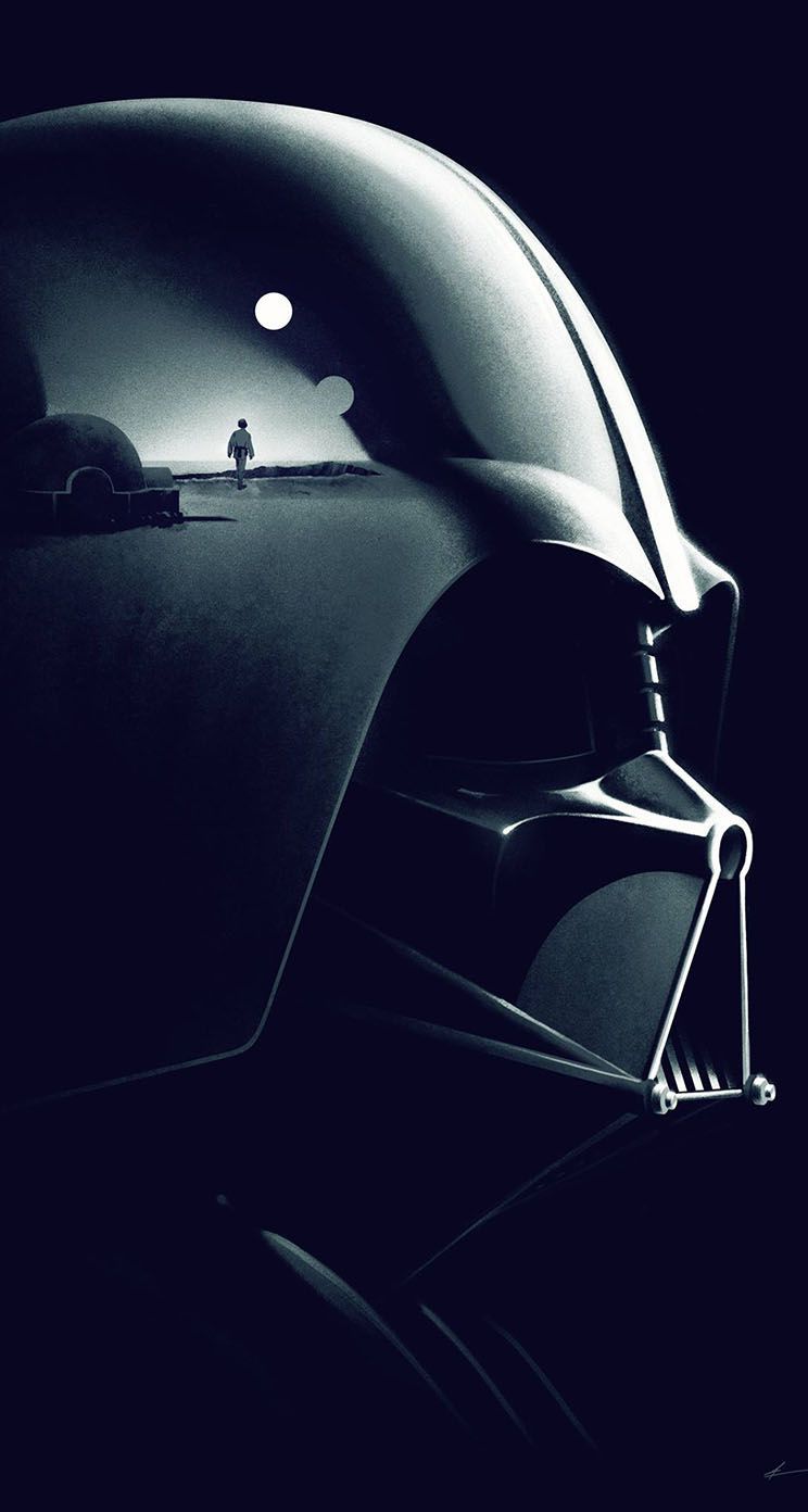 744x1392 Darth Vader Android HD Wallpaper