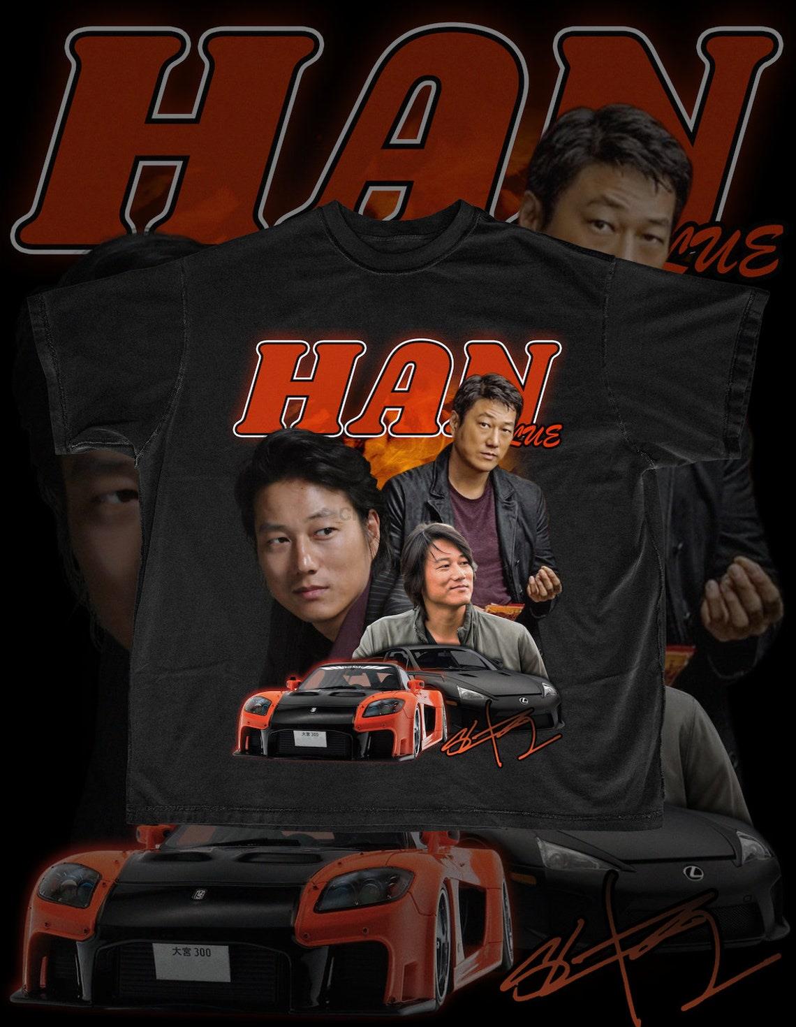 1140x1470 Han Lue Sung Kang LFA RX7 Tokyo Drift Fast and Furious Vintage 90s Inspired Rap Tee Unisex Heavy Cotton Shirt