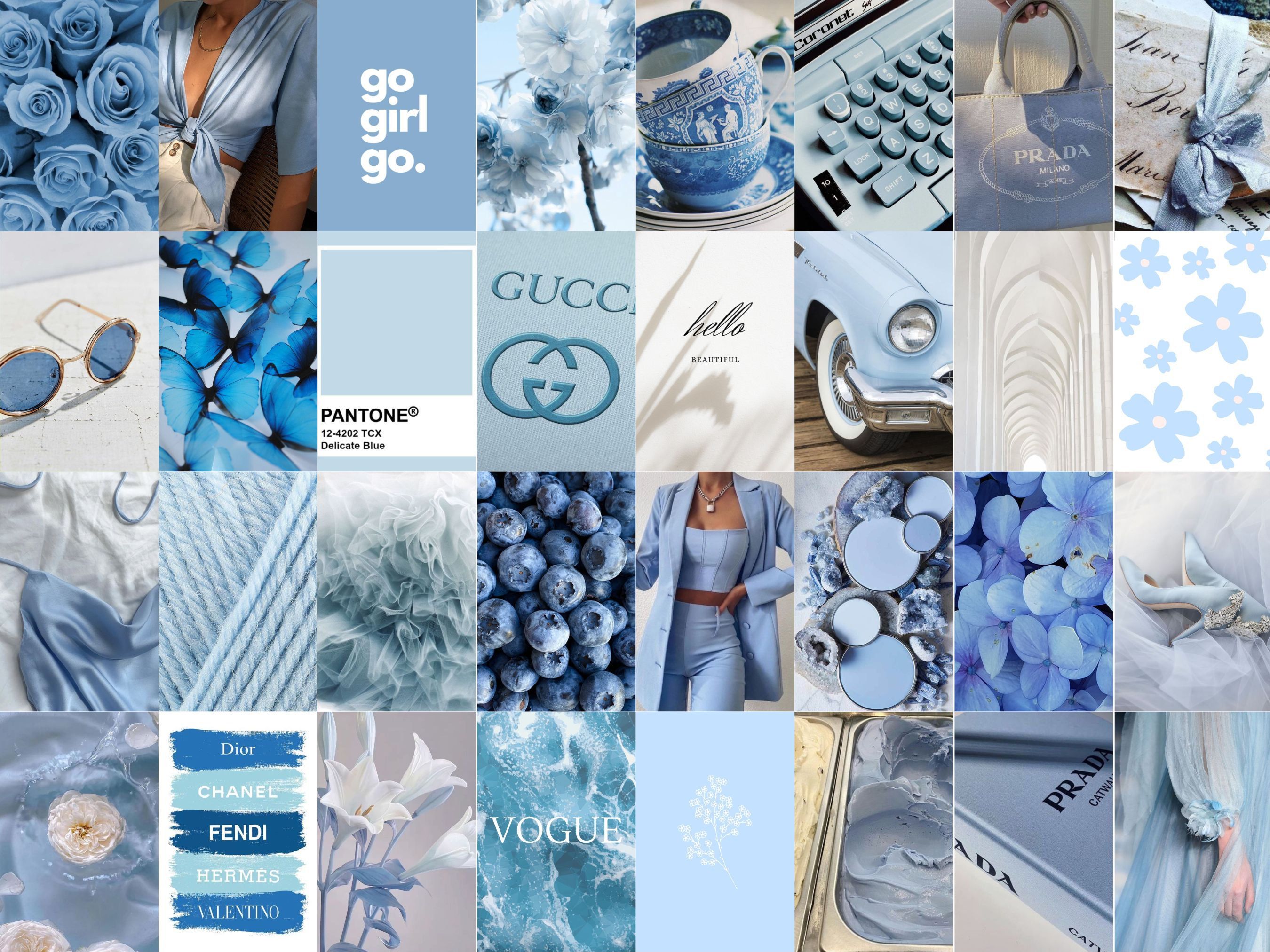 Light Blue Collage Wallpapers - Top Free Light Blue Collage Backgrounds ...