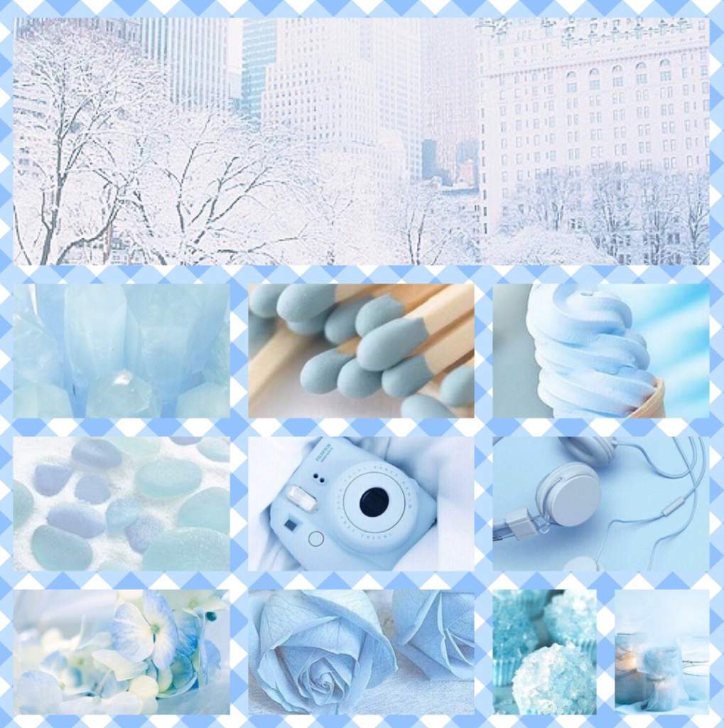 1019x1024 Pastel Blue Aesthetic Collage 2. aesthetics ✨ Amino