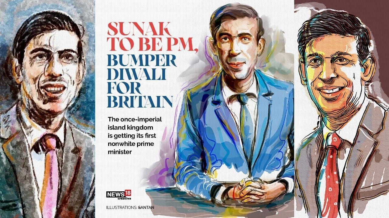 1280x720 In Pics. Rishi Sunak to be UK's first British Asian prime minister