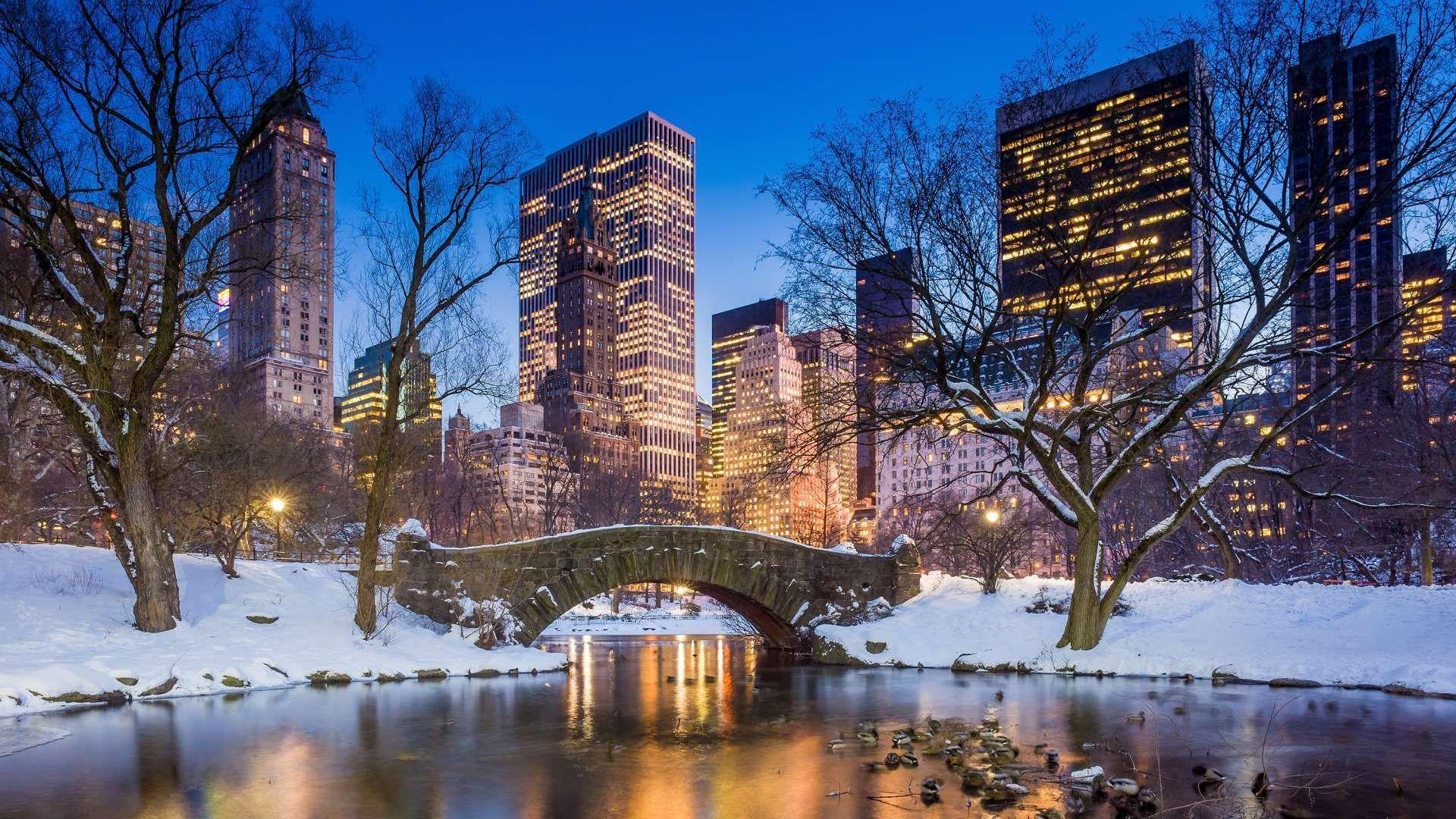 523 Christmas Background New York For FREE - MyWeb