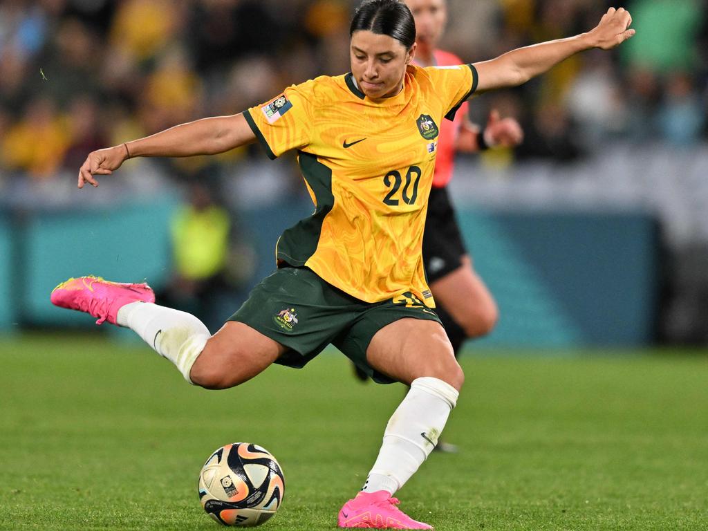 1024x768 Sam Kerr's superhero moment not enough as Matildas' magical World Cup run ends with England semi loss