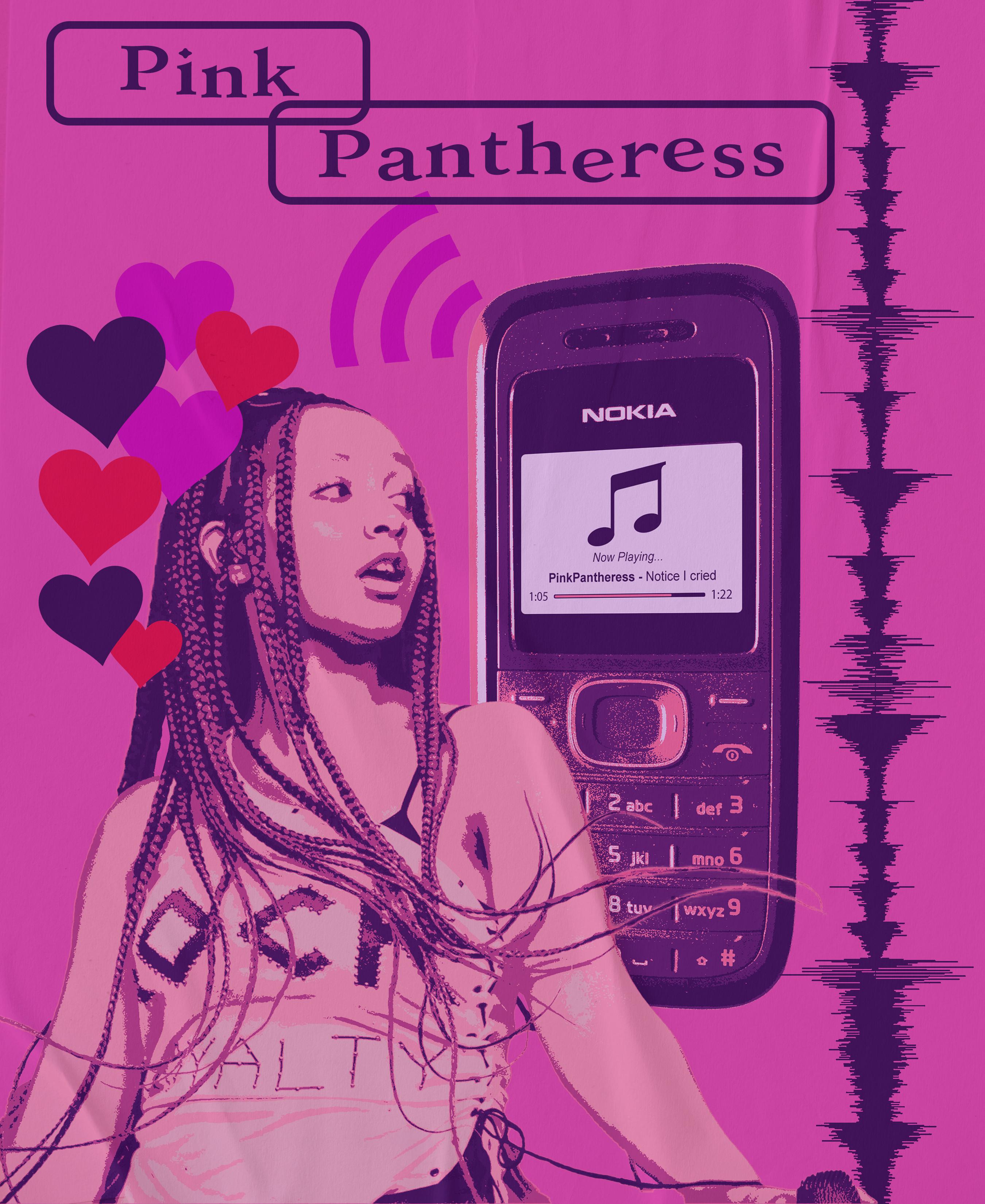 2700x3300 Little poster I made of PinkPantheress, trying to improve my photohop skills