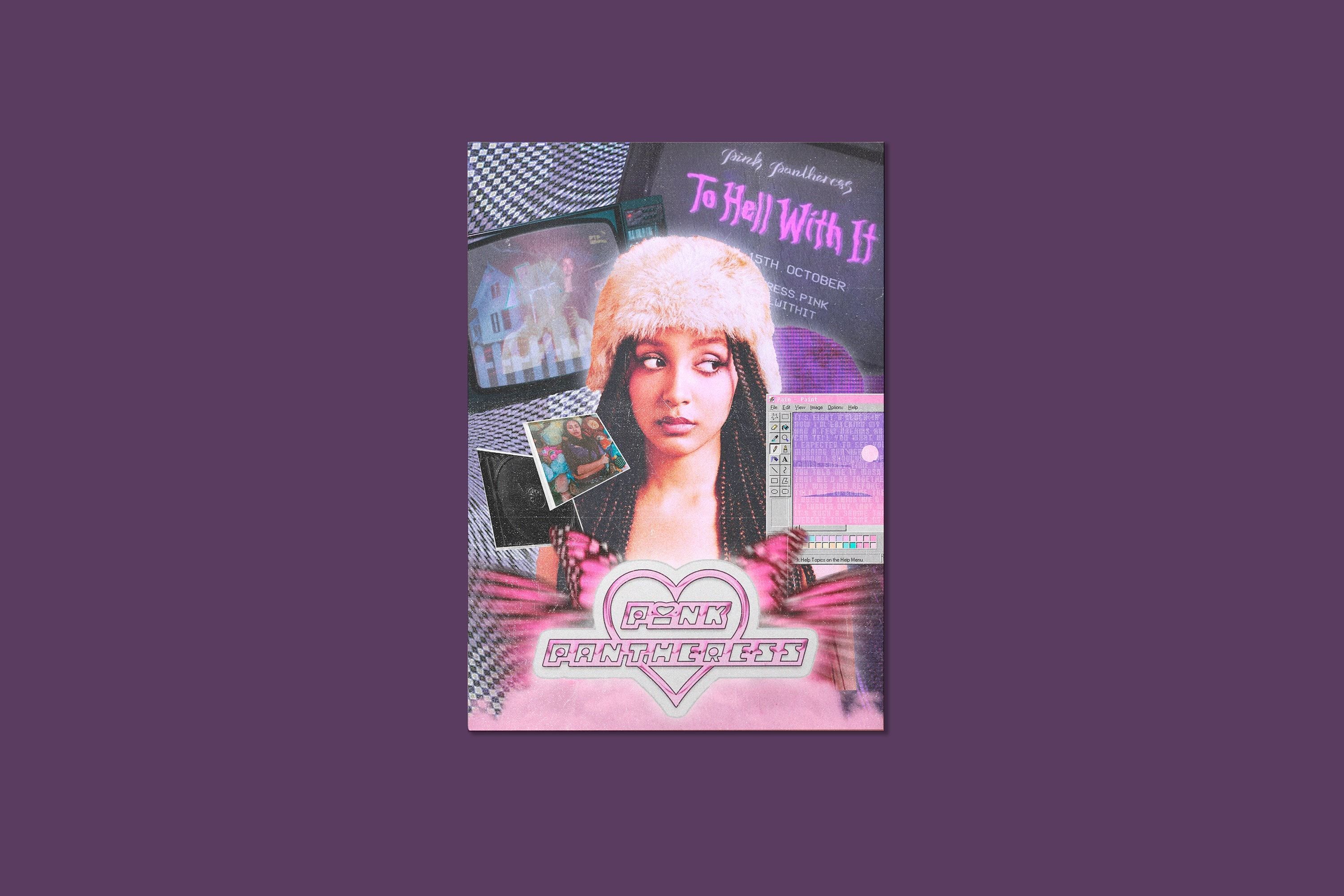 3000x2000 Pink Pantheress Retro Poster Pink Pantheress Purple Music