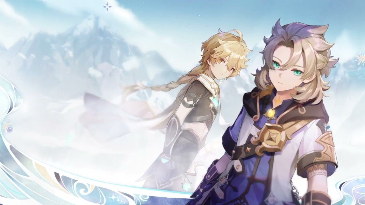 1280x720 Aether & Albedo Dragonspine Live Wallpaper