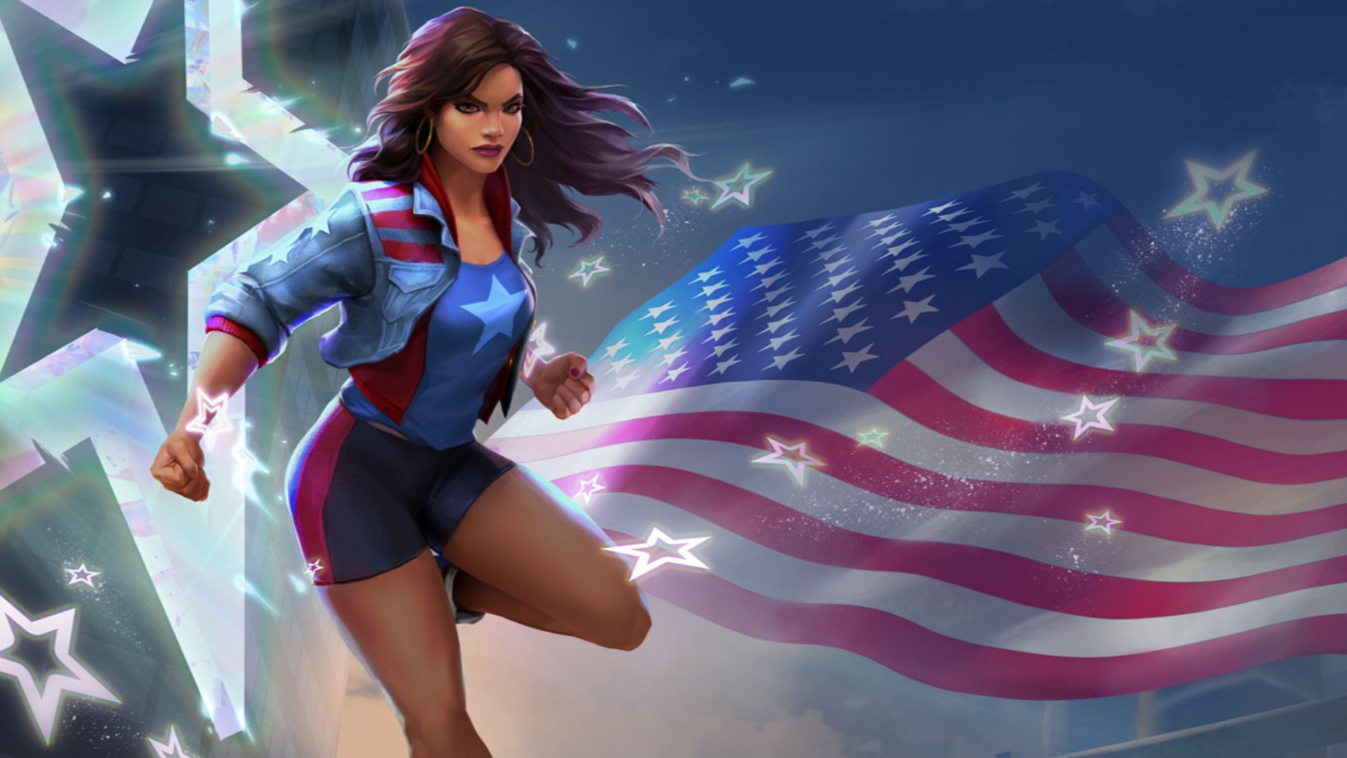 1920x1080 Here are some Sentinel and America Chavez wallpaper for you all. Good Luck in the next Arena Summoners!