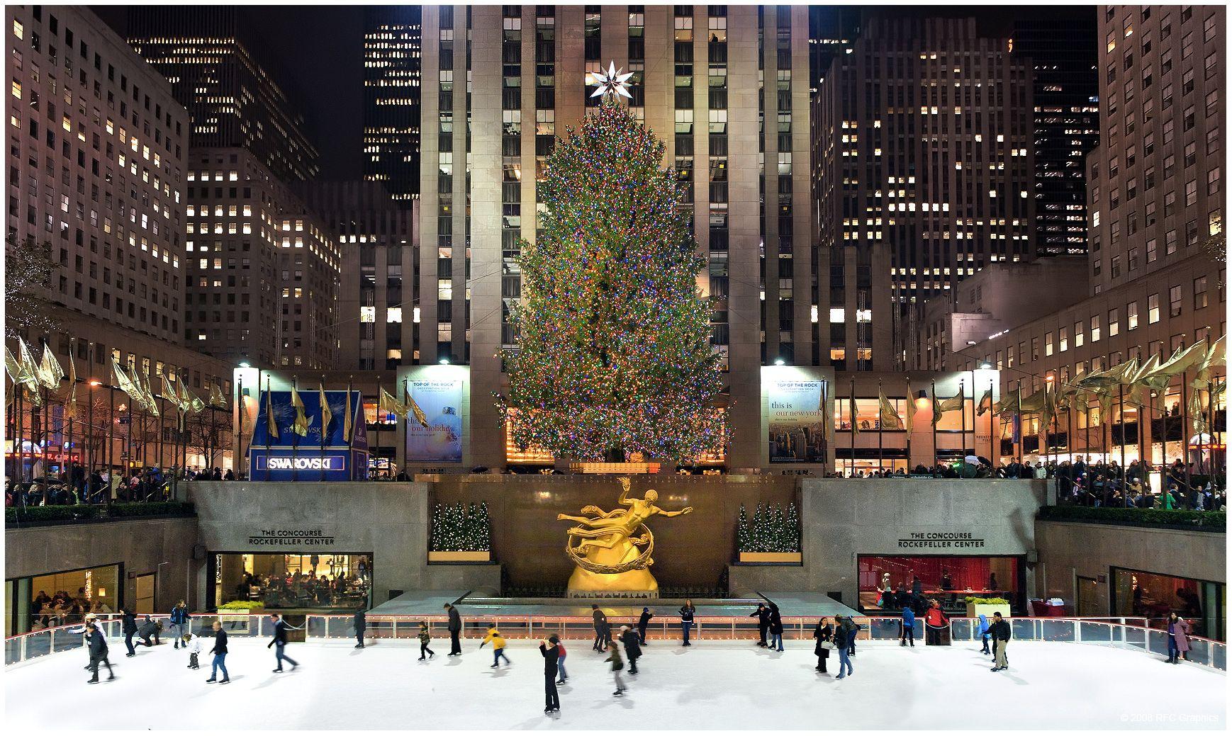 Rockefeller Center Christmas Wallpapers Top Free Rockefeller Center Christmas Backgrounds Wallpaperaccess