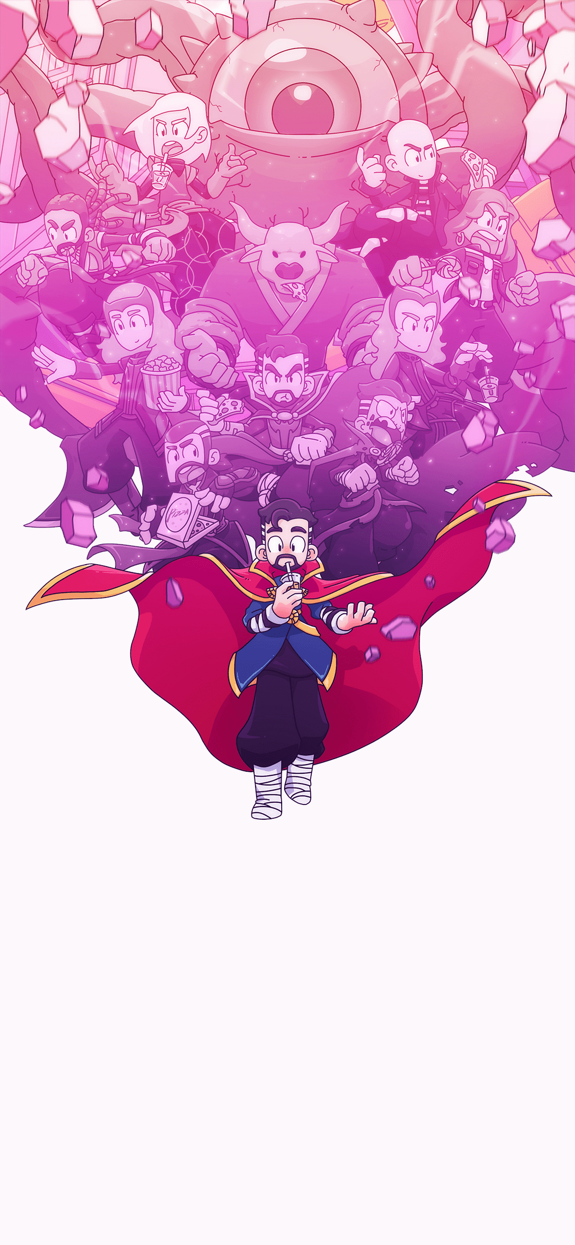 1125x2436 Wallpaper Doctor Strange Fan, America Chavez, Illustration, Art, Fan Art, Background Free Image