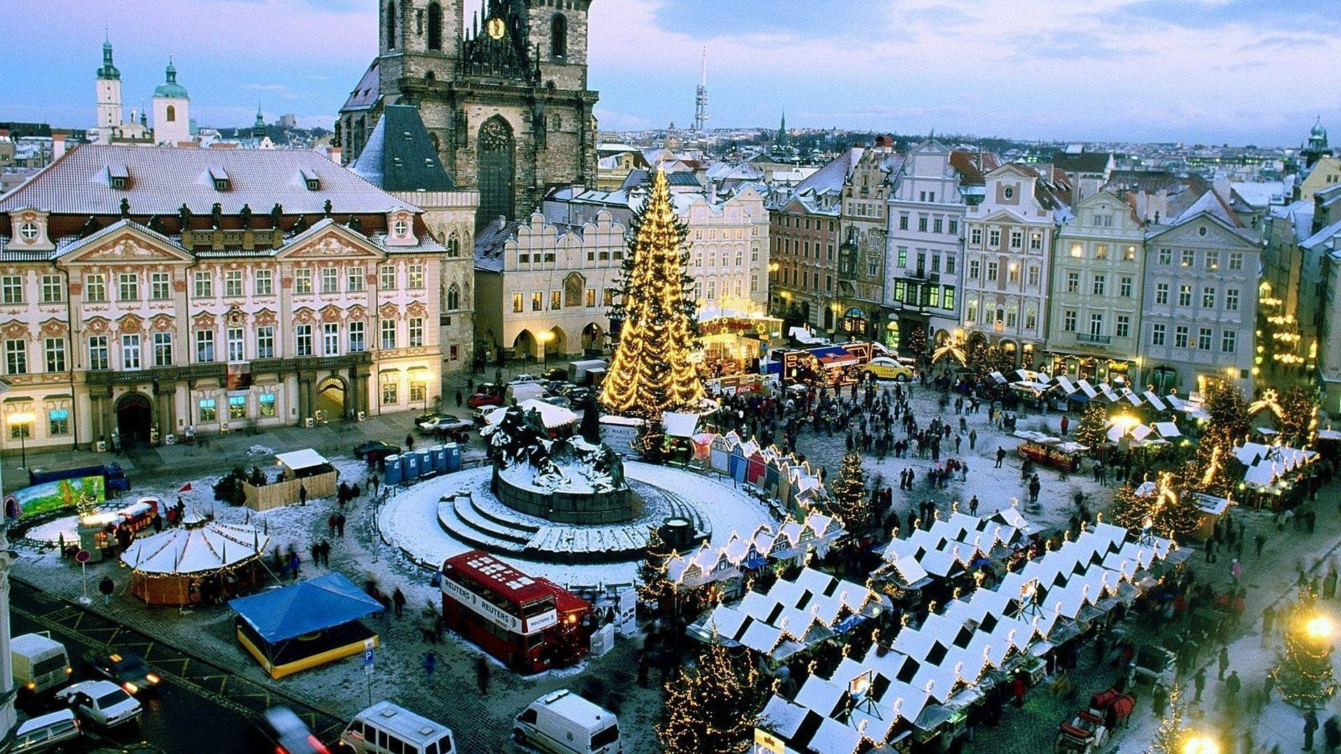 1920x1080 Download 1920x1080 HD Wallpaper prague christmas cathedral, Desktop Background HD. Czech republic travel, Prague czech republic, Places to travel