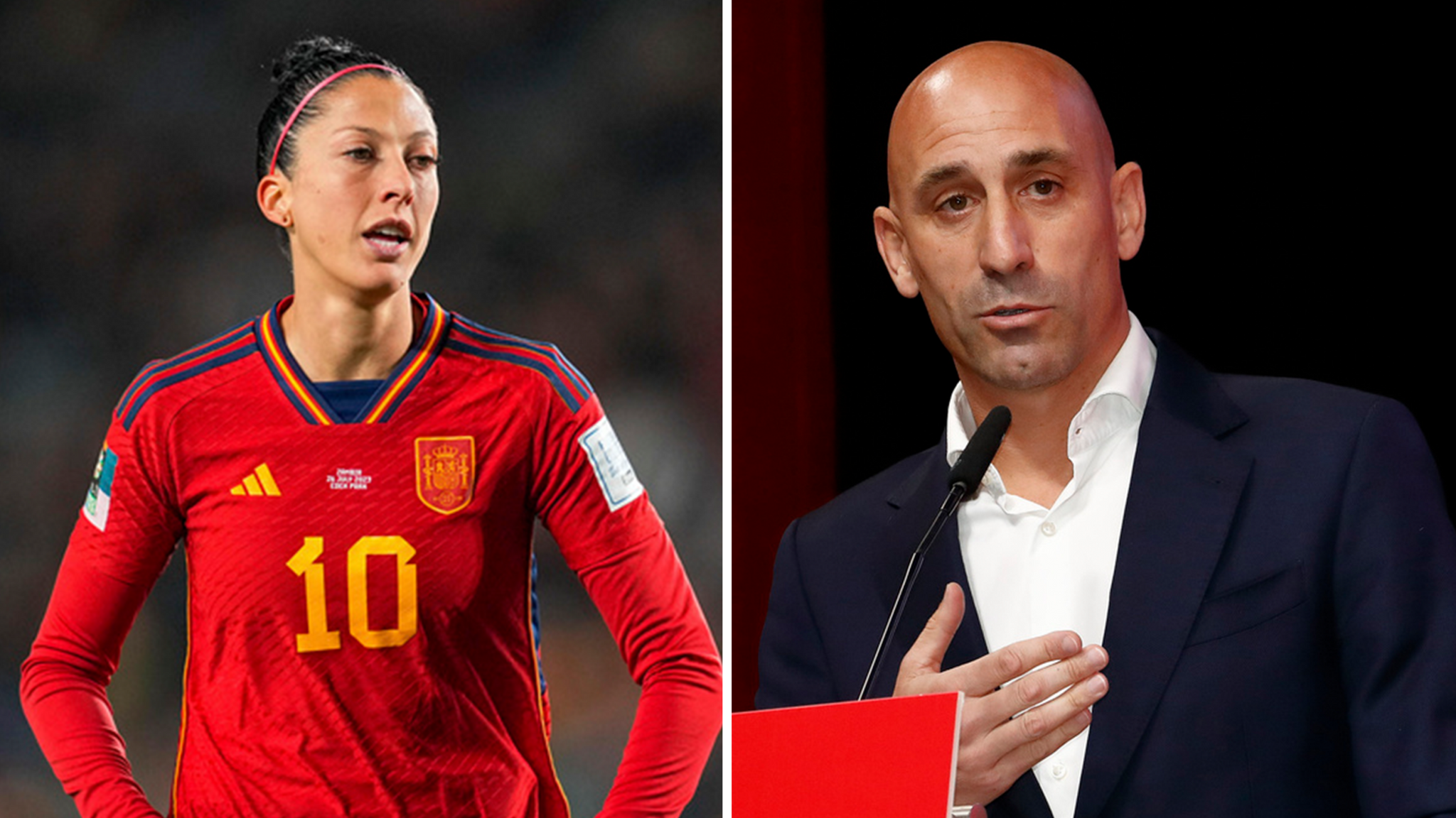 2048x1152 Luis Rubiales and Jenni Hermoso: Who said what in World Cup kiss row