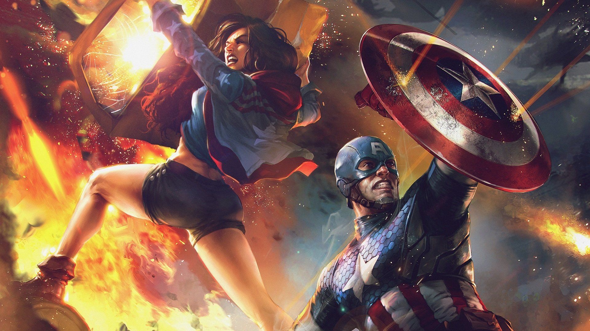 1920x1080 America Chavez Wallpaper