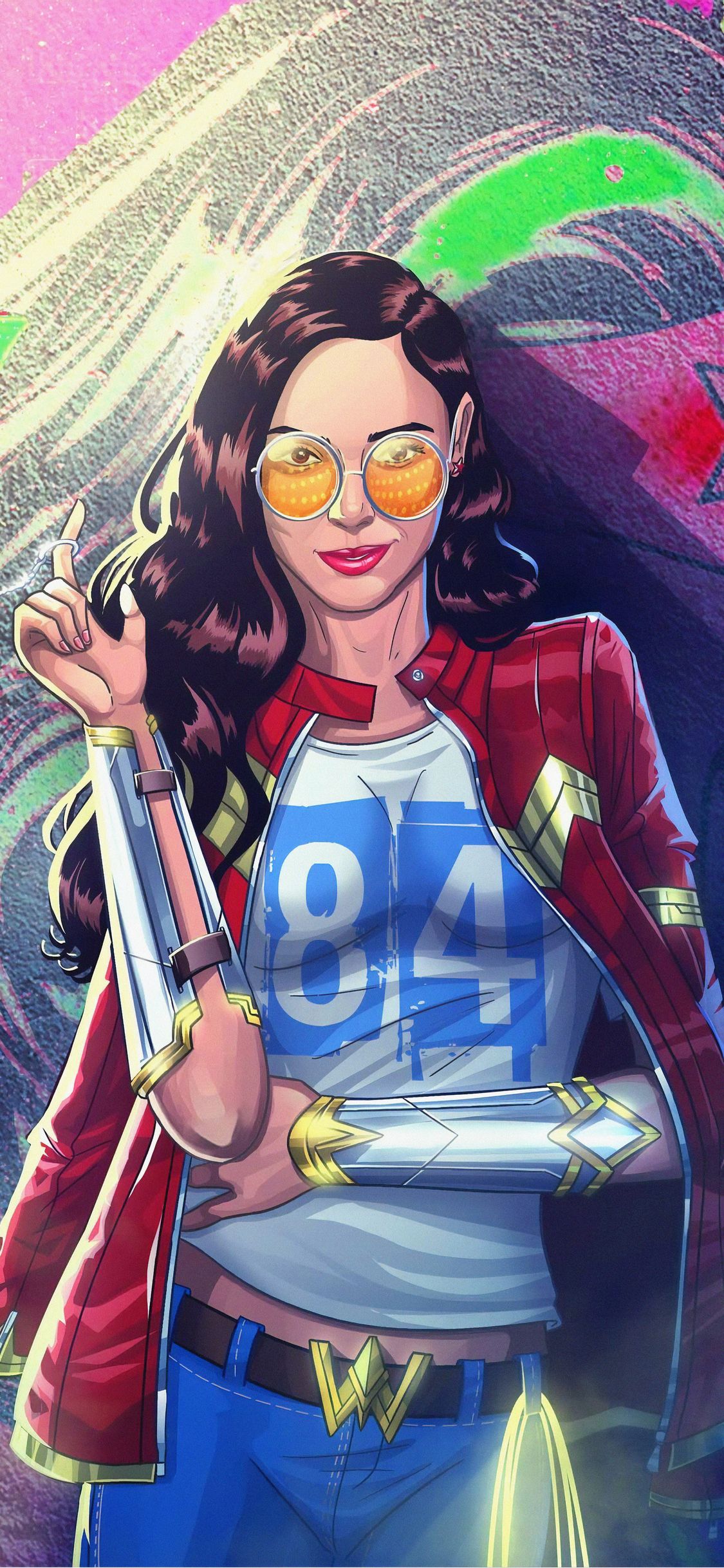 1125x2436 Wonder Woman 1984 Modern Art iPhone XS, iPhone iPhone X HD 4k Wallpaper, Image, Background, Photo and Picture