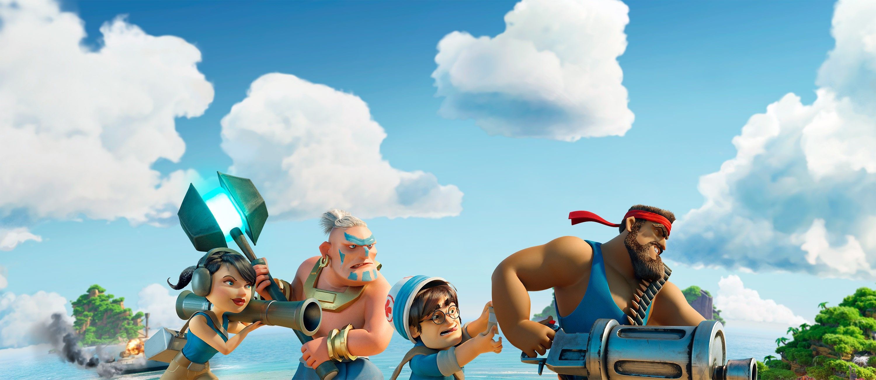 3000x1304 Boom Beach × Supercell