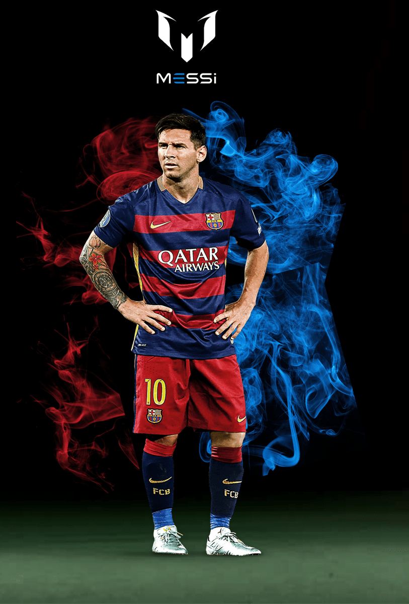 813x1200 Messi FCB Wallpaper
