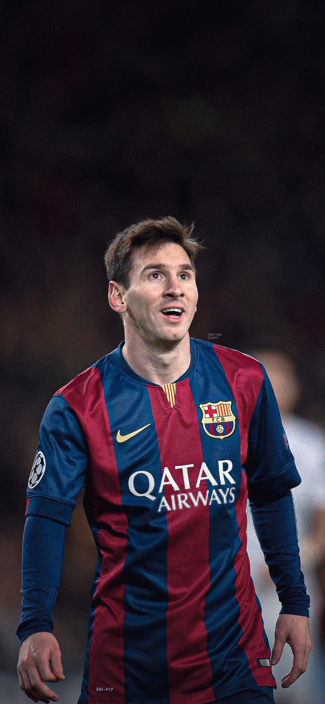 1080x2340 SAM on X: RT 4K #Wallpaper.. Lionel Messi / X