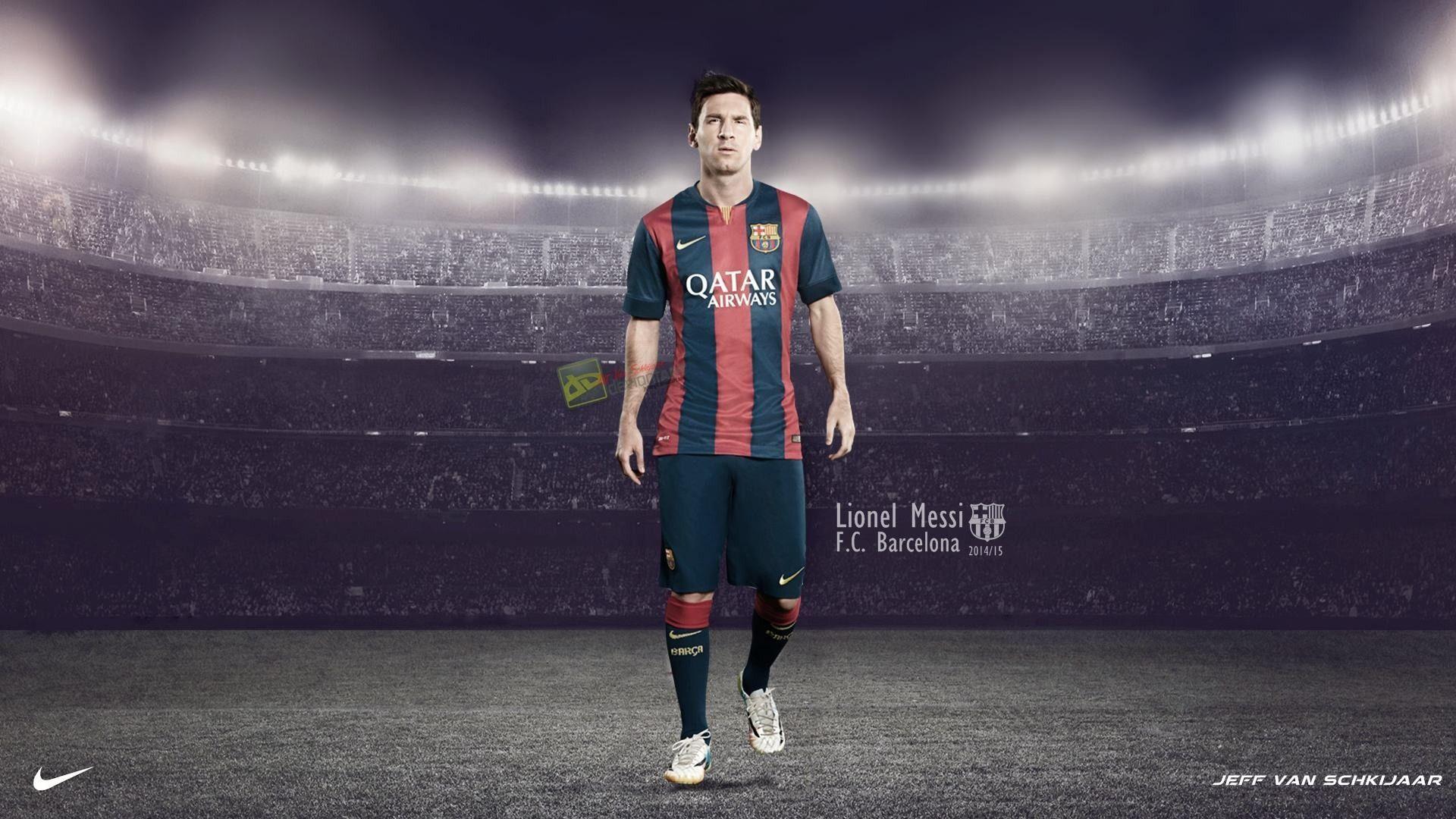 1920x1080 Messi Barcelona Wallpaper
