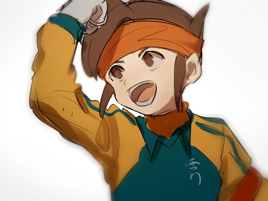 1024x768 Endou Mamoru (Mark Evans) Eleven. Anime Image Board