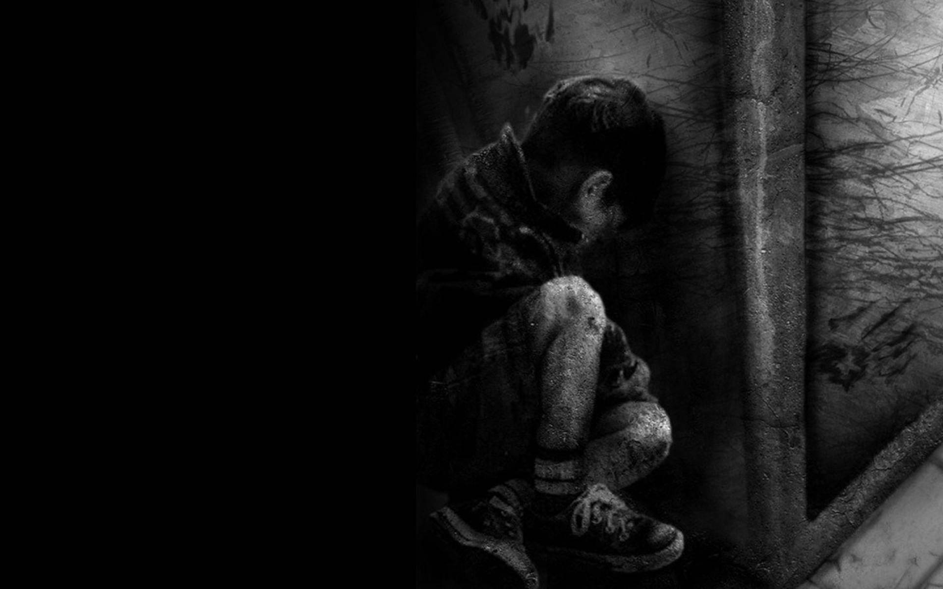 1920x1200 Download Exhausted Sad Boy Wallpaper