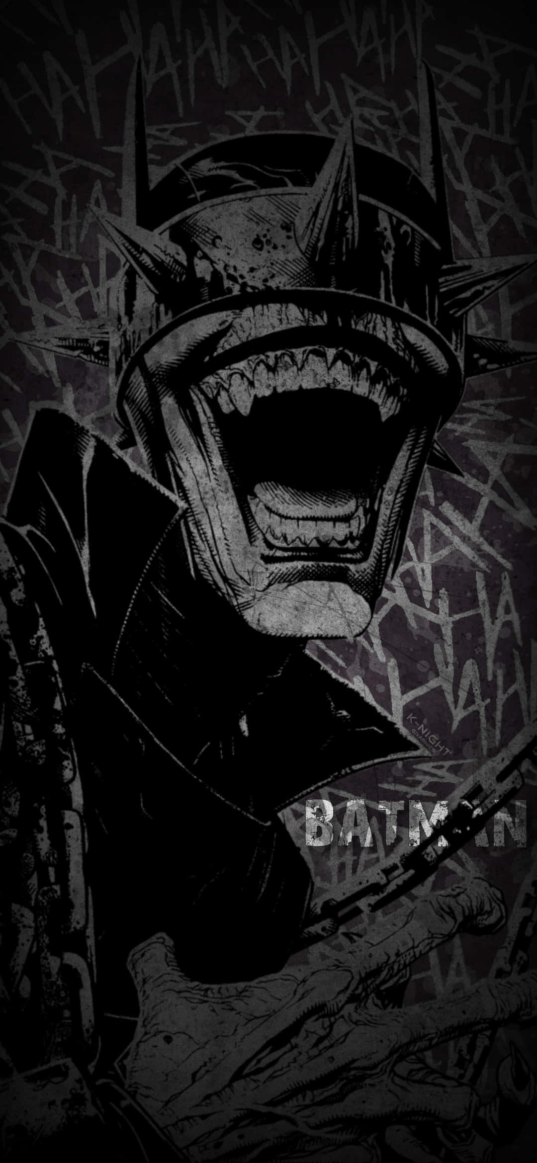 1080x2340 Download The Batman Who Laughs is here, and only a hero that is both brave and strong can stop him Wallpaper