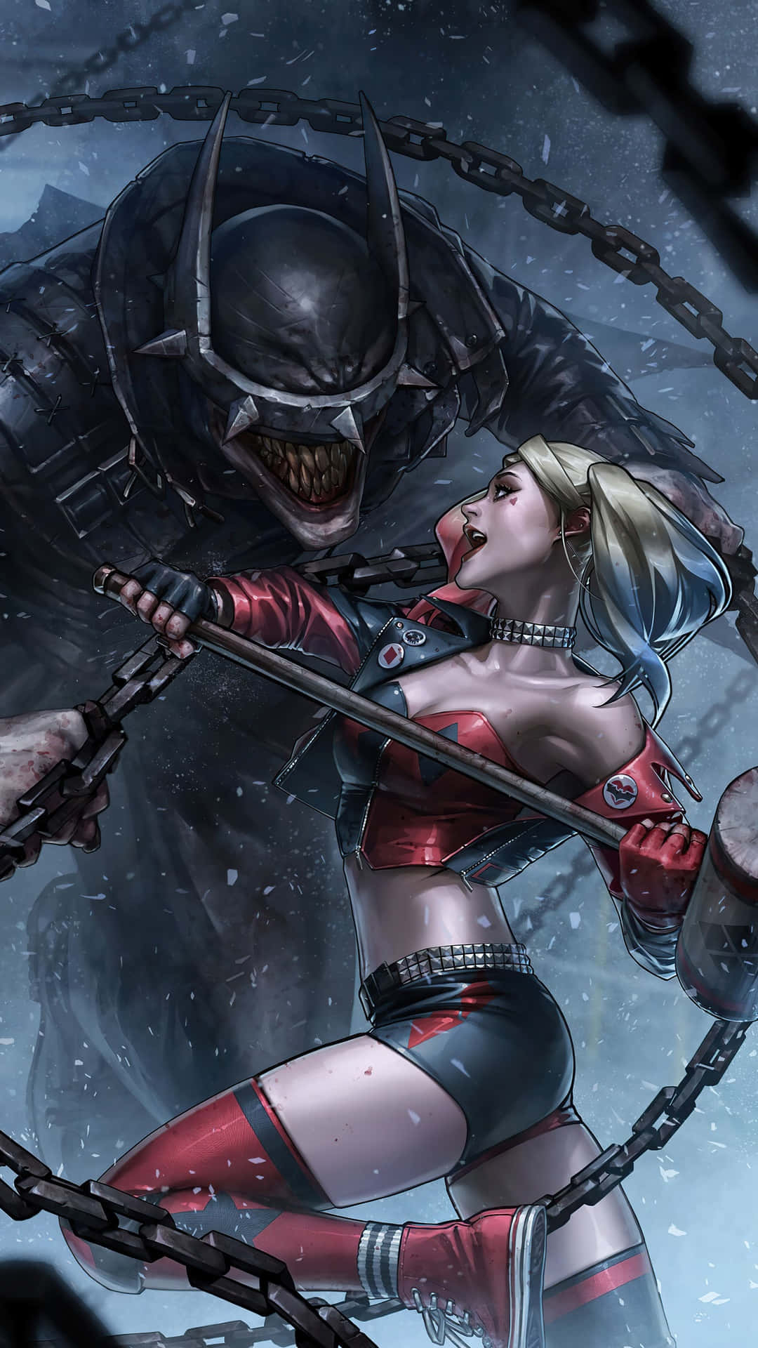 1080x1920 Download Becoming The Batman Who Laughs Wallpaper