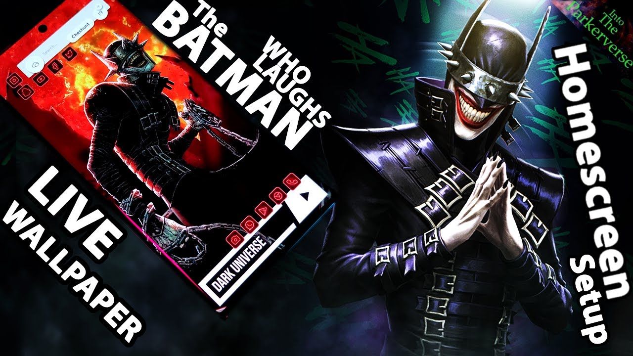 1280x720 THE BATMAN Who Laughs Wallpaper & Android setup your Homescreen- EP173 (DC Theme)