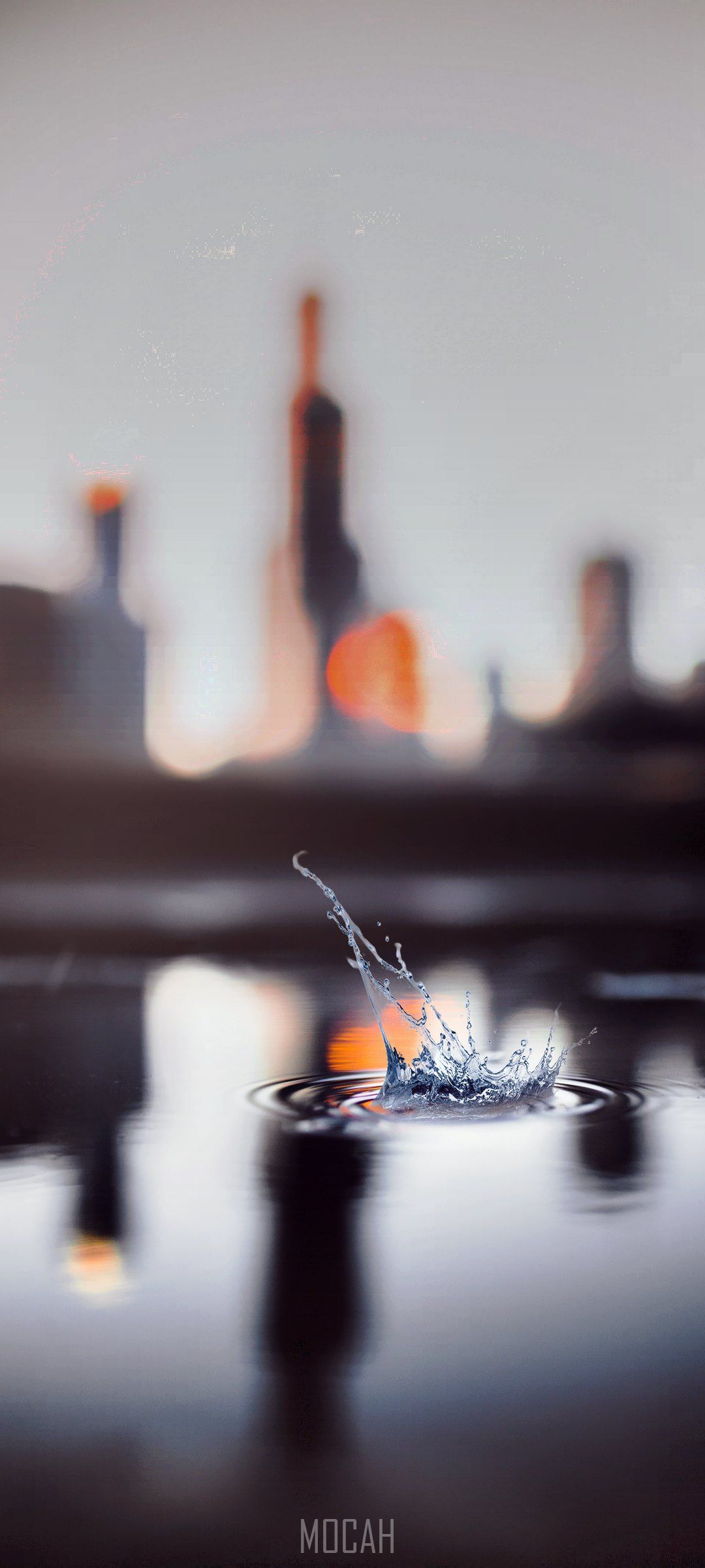 1080x2400 Glass, Orange, Water, Sky, City, Huawei P40 lite 5G background, 1080x2400 Gallery HD Wallpaper