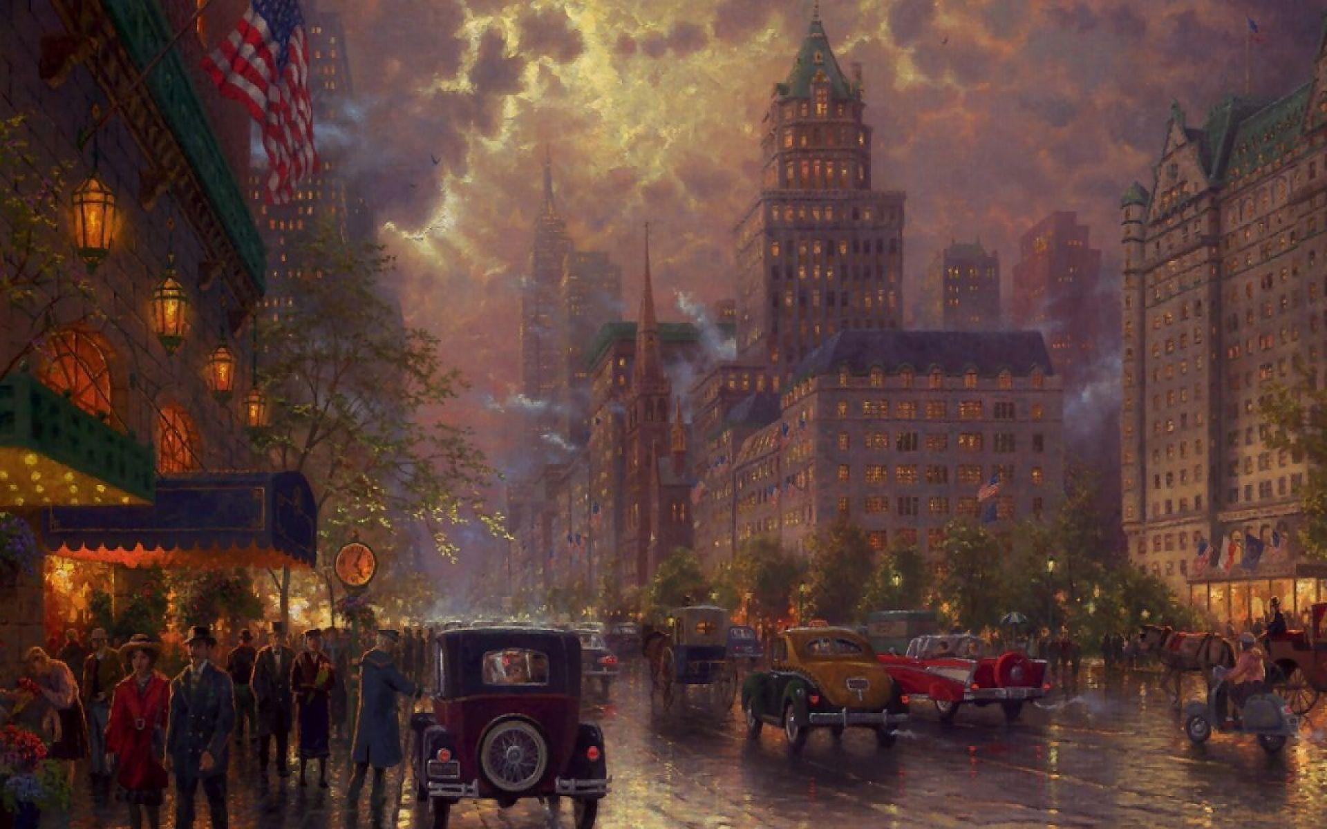 1920x1200 Wallpaper Thomas Kinkade