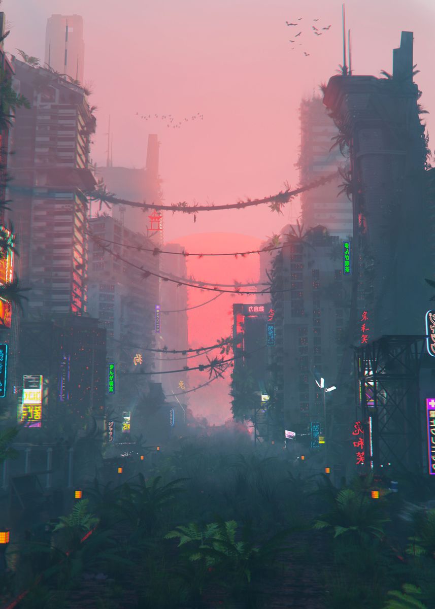 857x1200 Overgrown' Poster