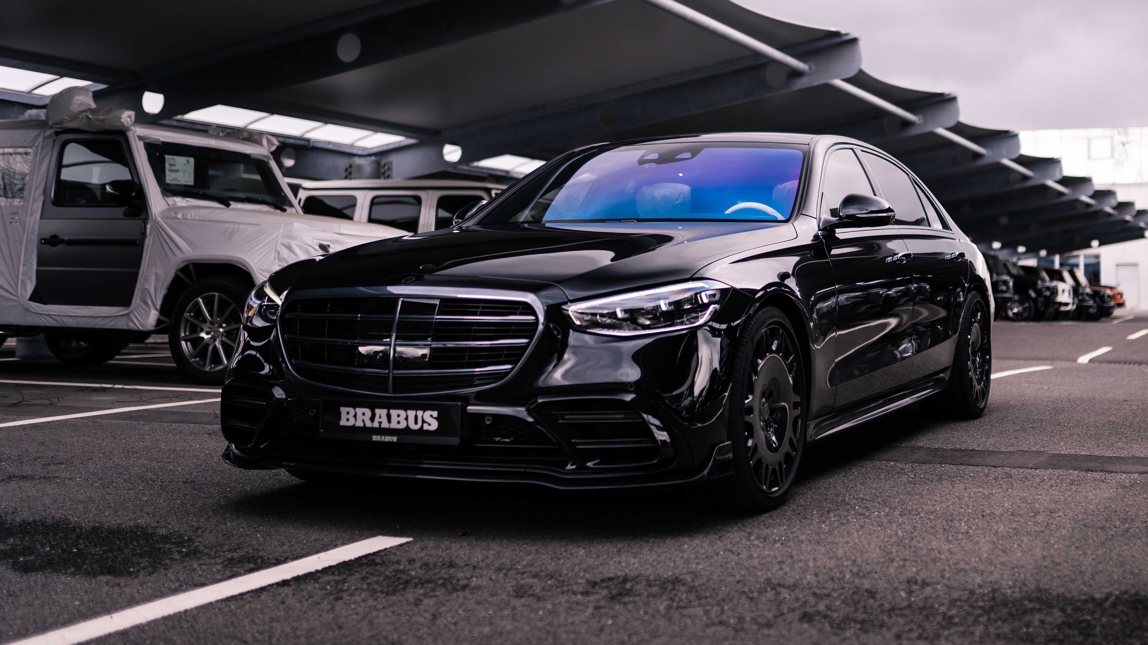 4000x2250 BRABUS 500 Mercedes Benz S 500 L 4MATIC 2021 4K Wallpaper Car Wallpaper