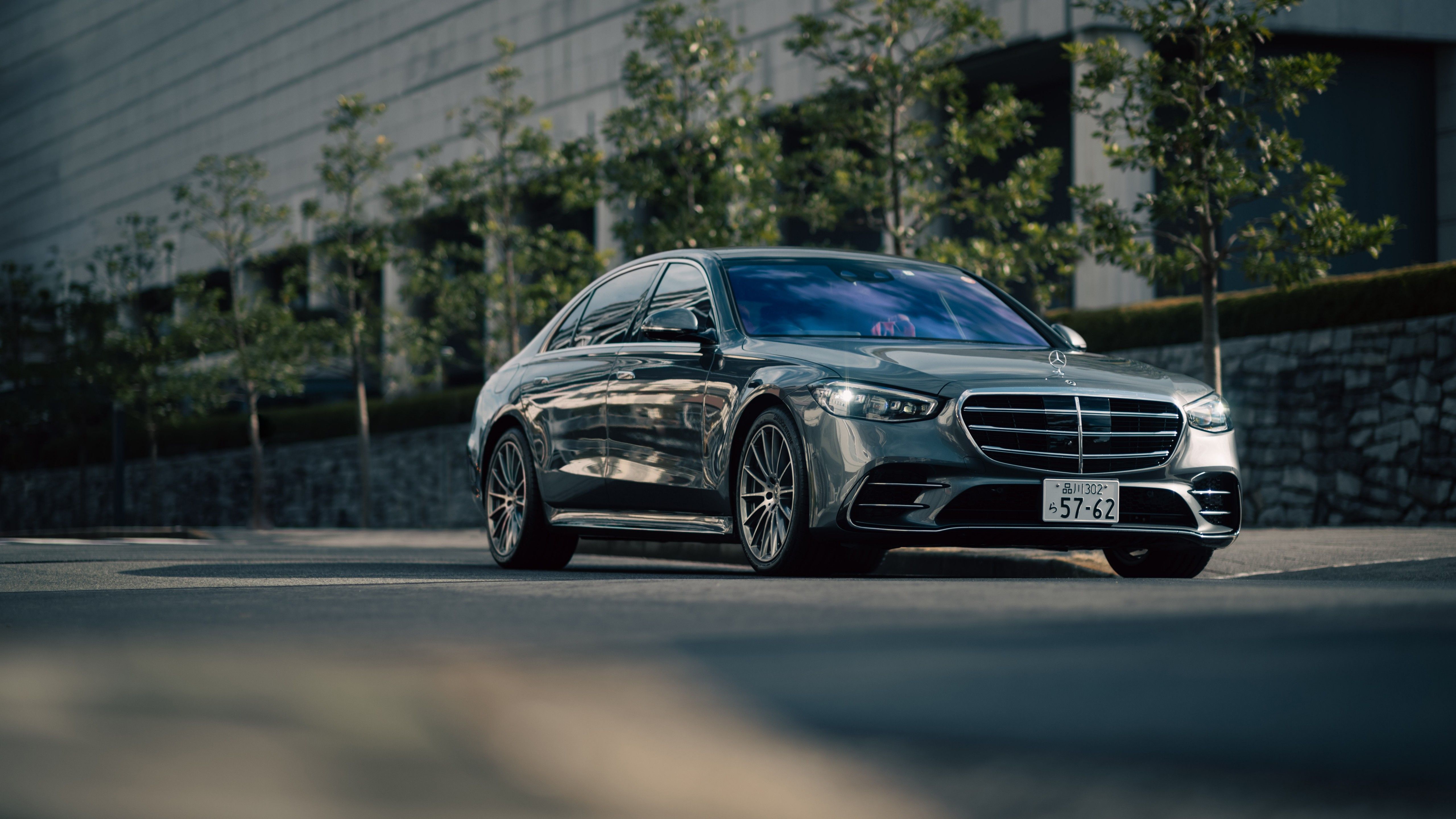 5120x2880 Luxury Car Mercedes Benz S 580 Mercedes Benz S Class 4K 8K HD Cars Wallpaper