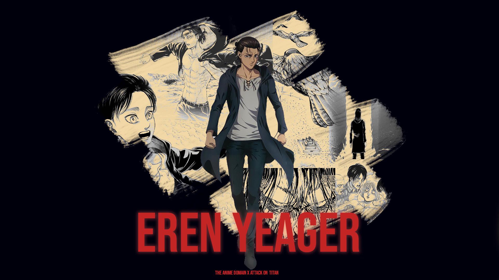 1920x1080 Made an Eren Yeager attack on titan desktop wallpaper