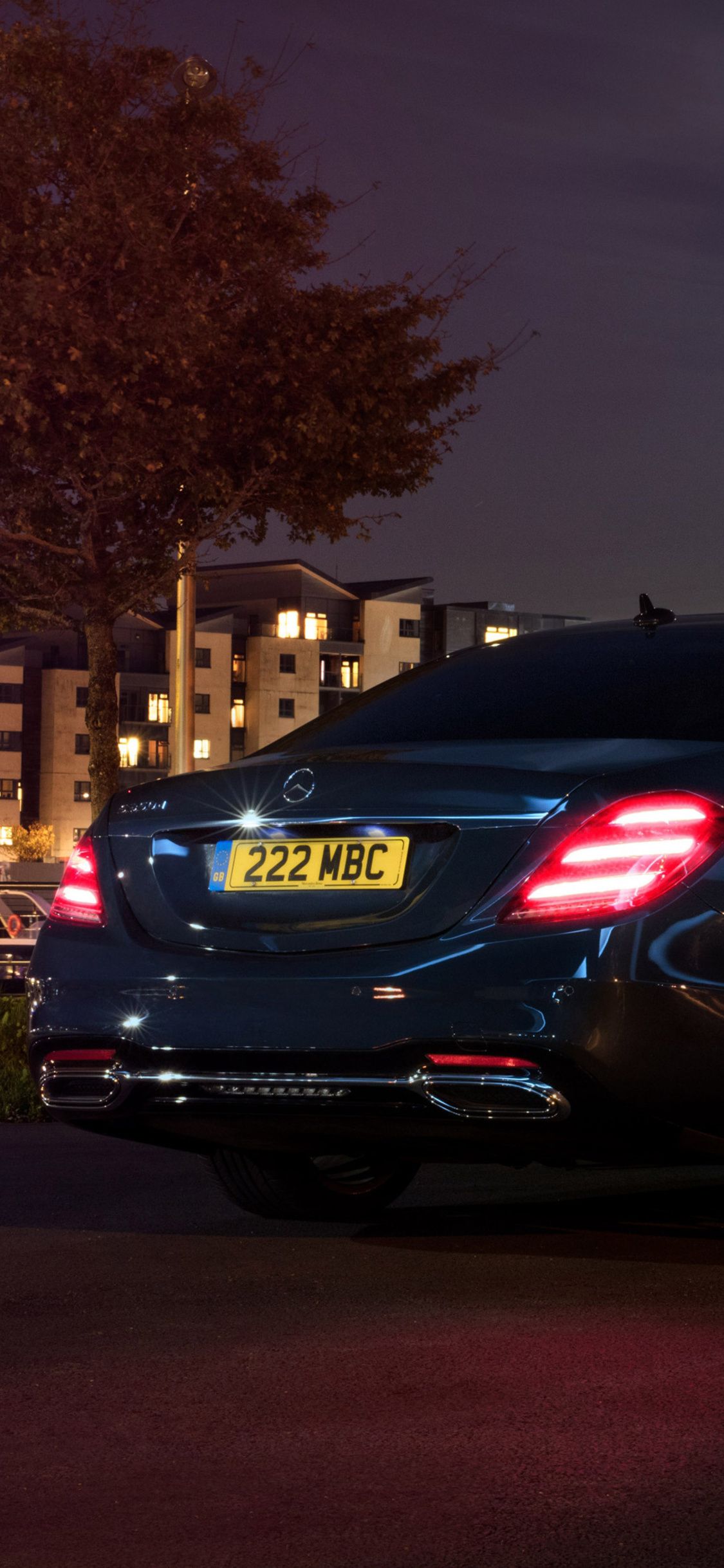 1125x2436 Mercedes Benz S 350 D Lang AMG Line 2017 Rear iPhone XS, iPhone iPhone X HD 4k Wallpaper, Image, Background, Photo and Picture