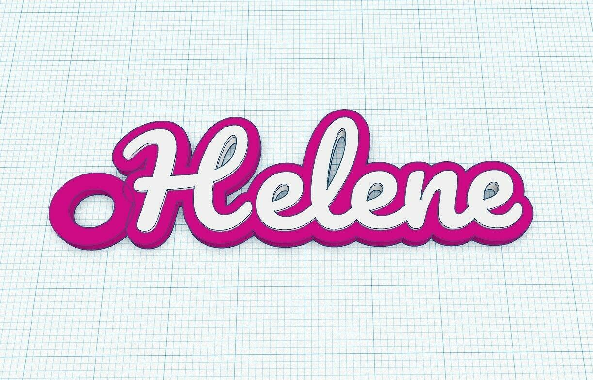 1223x784 STL file Fancy Keychain Name Tag・3D print design to download・Cults