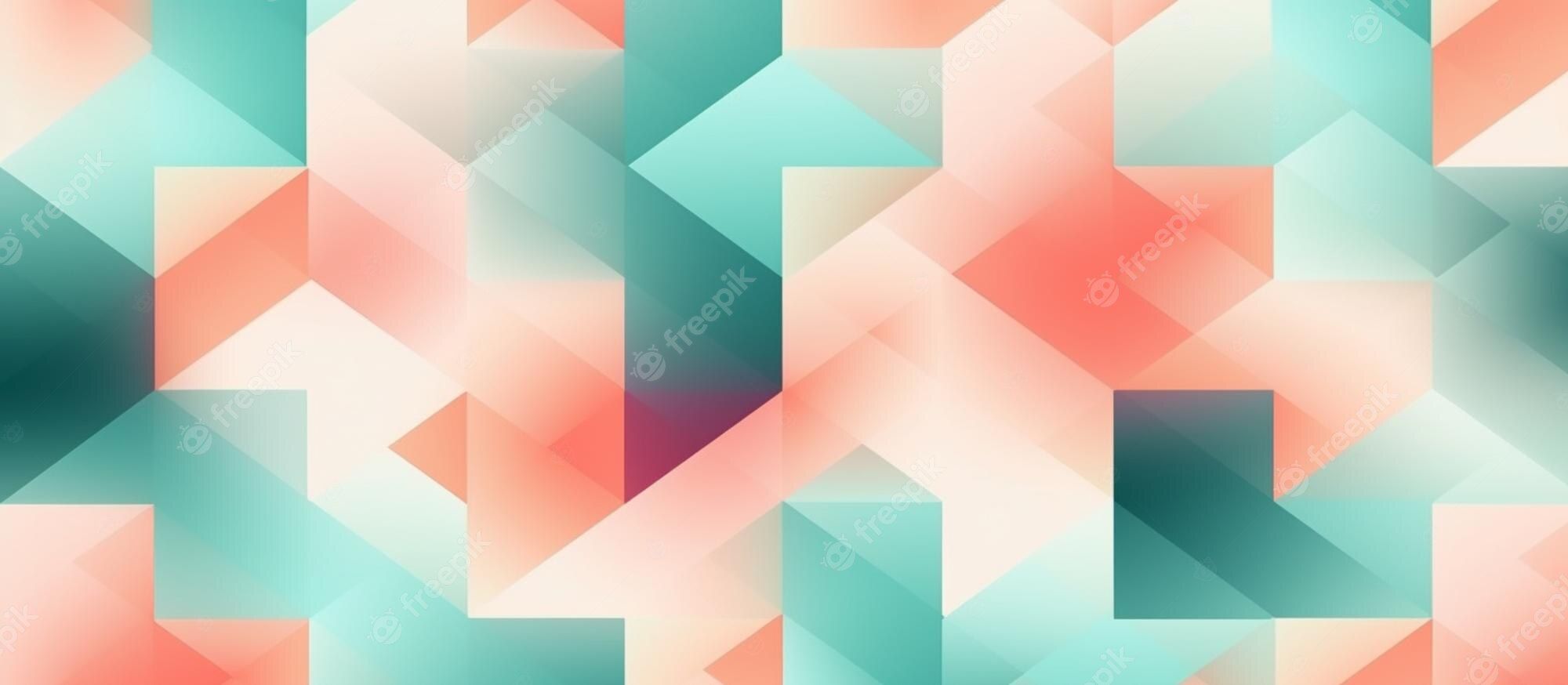 2000x874 Geometric Pattern Wallpaper Image