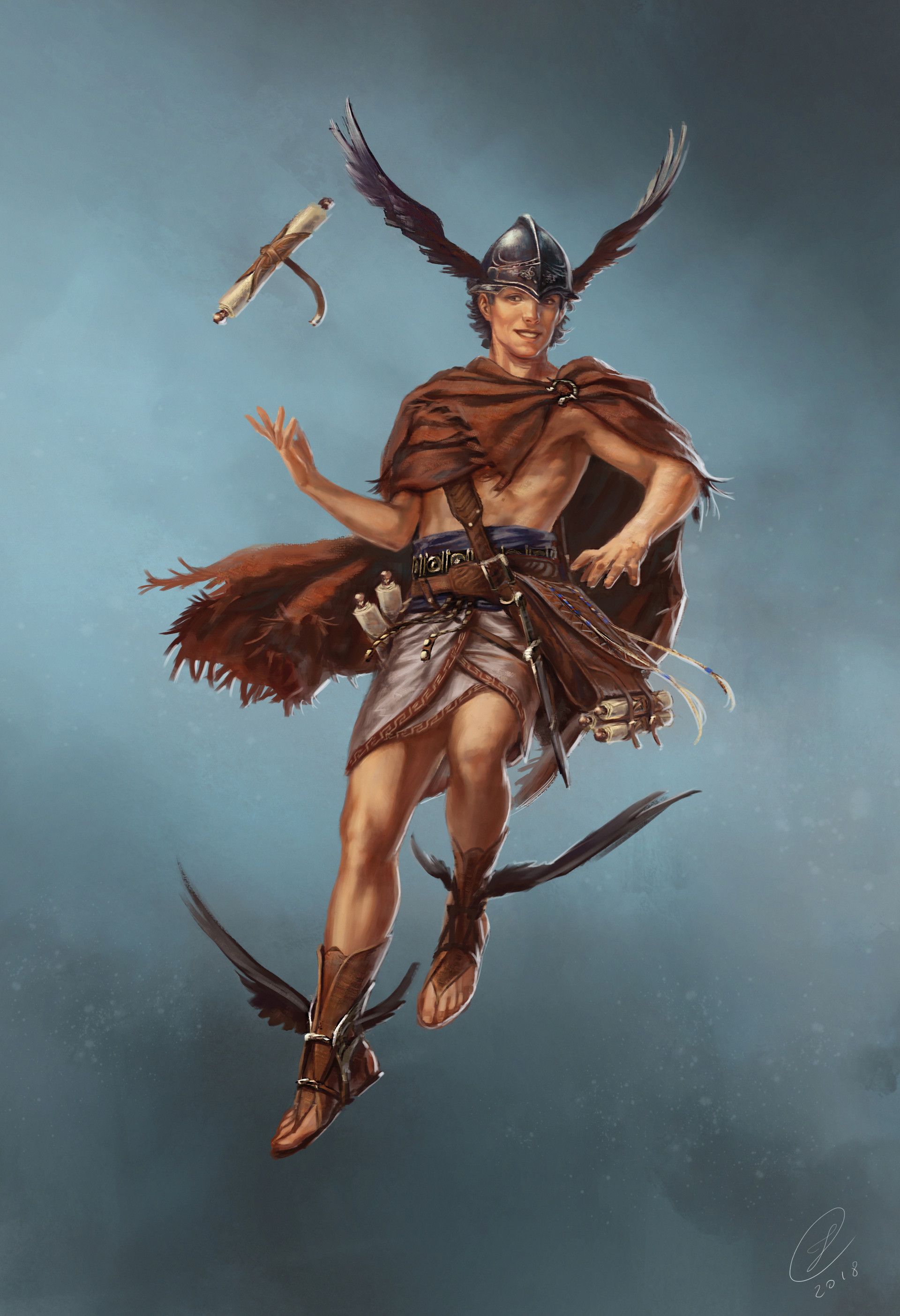 1920x2807 Hermes God Wallpaper