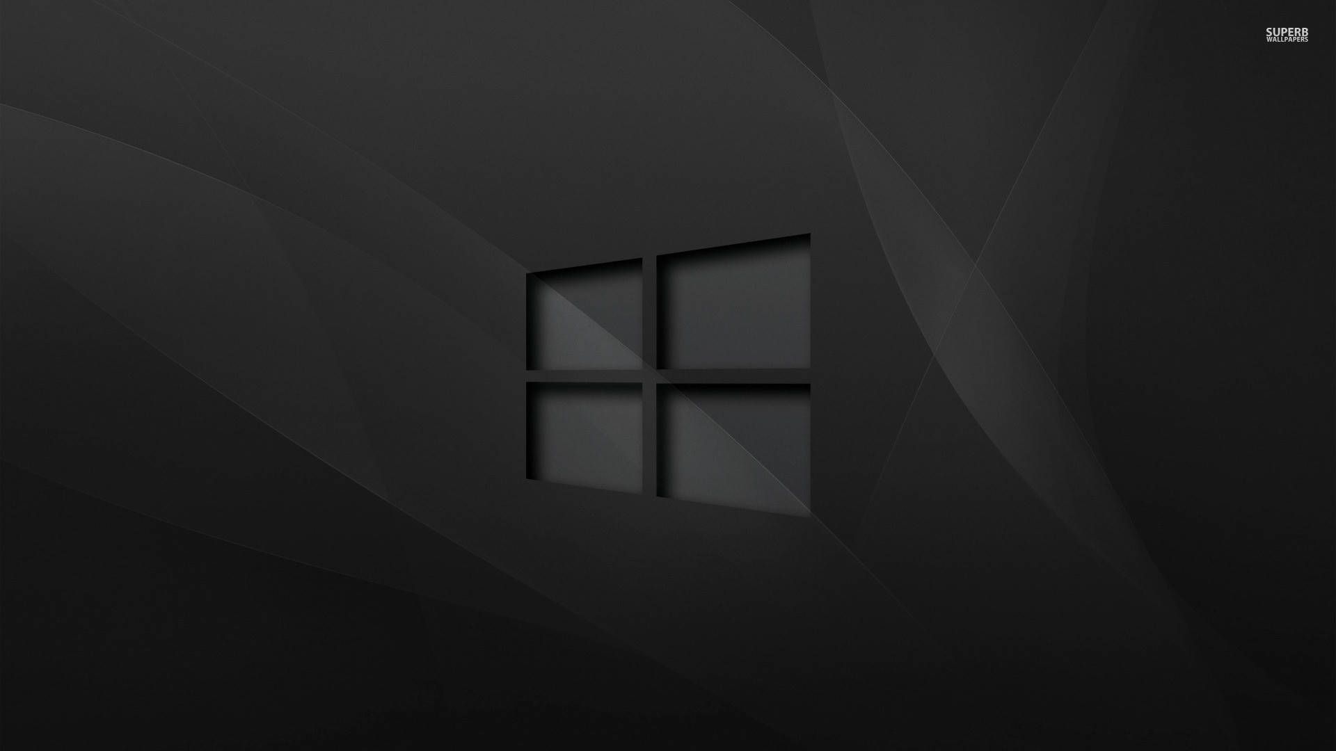 1920x1080 Black Windows 10 HD Wallpaper