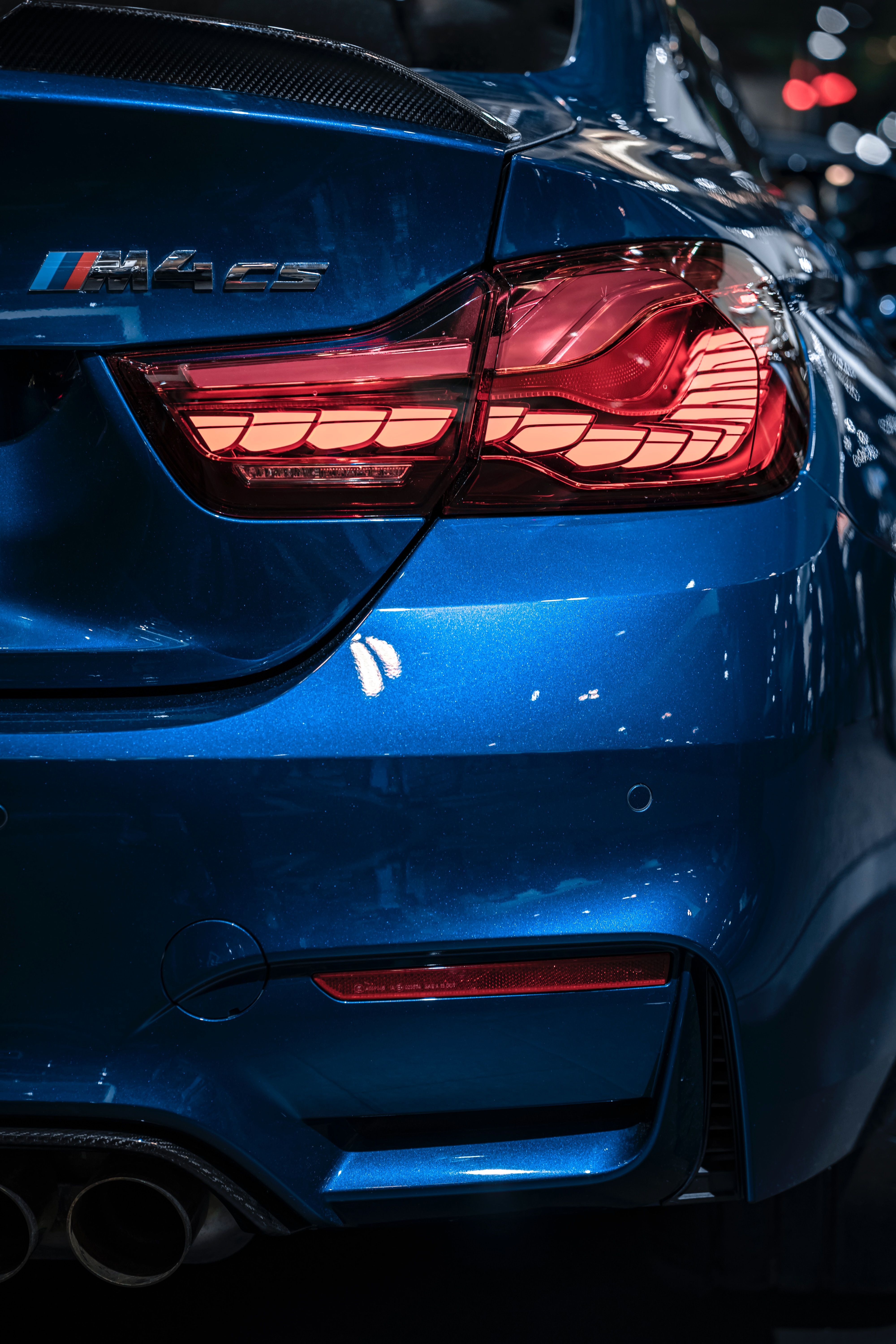 4000x6000 Taillights, Rear View, Blue Cars, Portrait Display, Car, Shiny, BMW, BMW F80 F82 F83x6000 Wallpaper