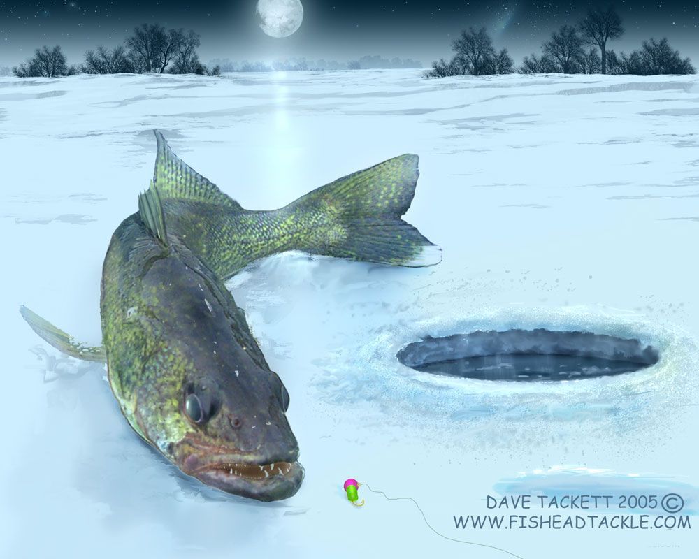 1000x800 Ice Fishing Wallpaper