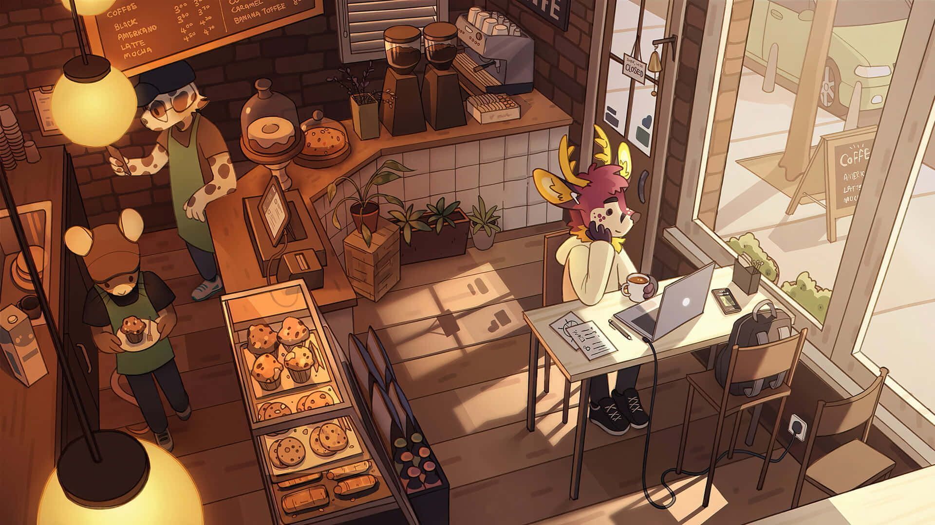 1920x1080 Download A Place to Relax and Enjoy Anime Wallpaper