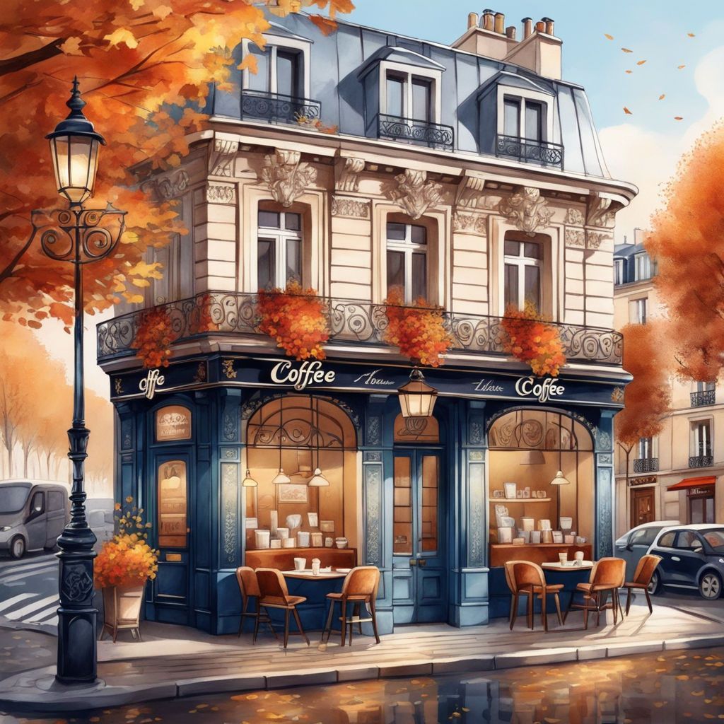 1024x1024 cafe setting background