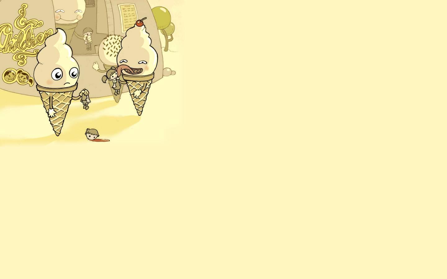1440x900 Cream Wallpaper